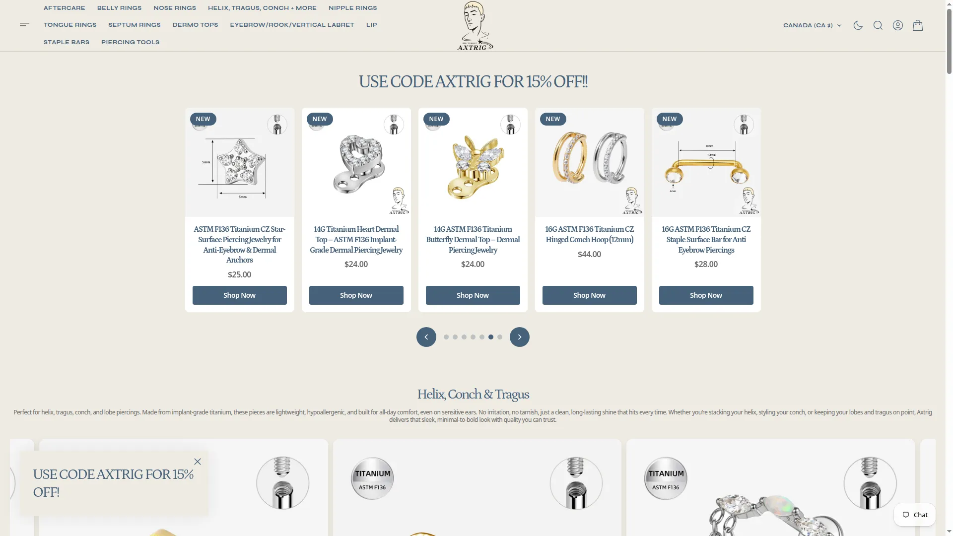 Axtrigbodyjewelry.com