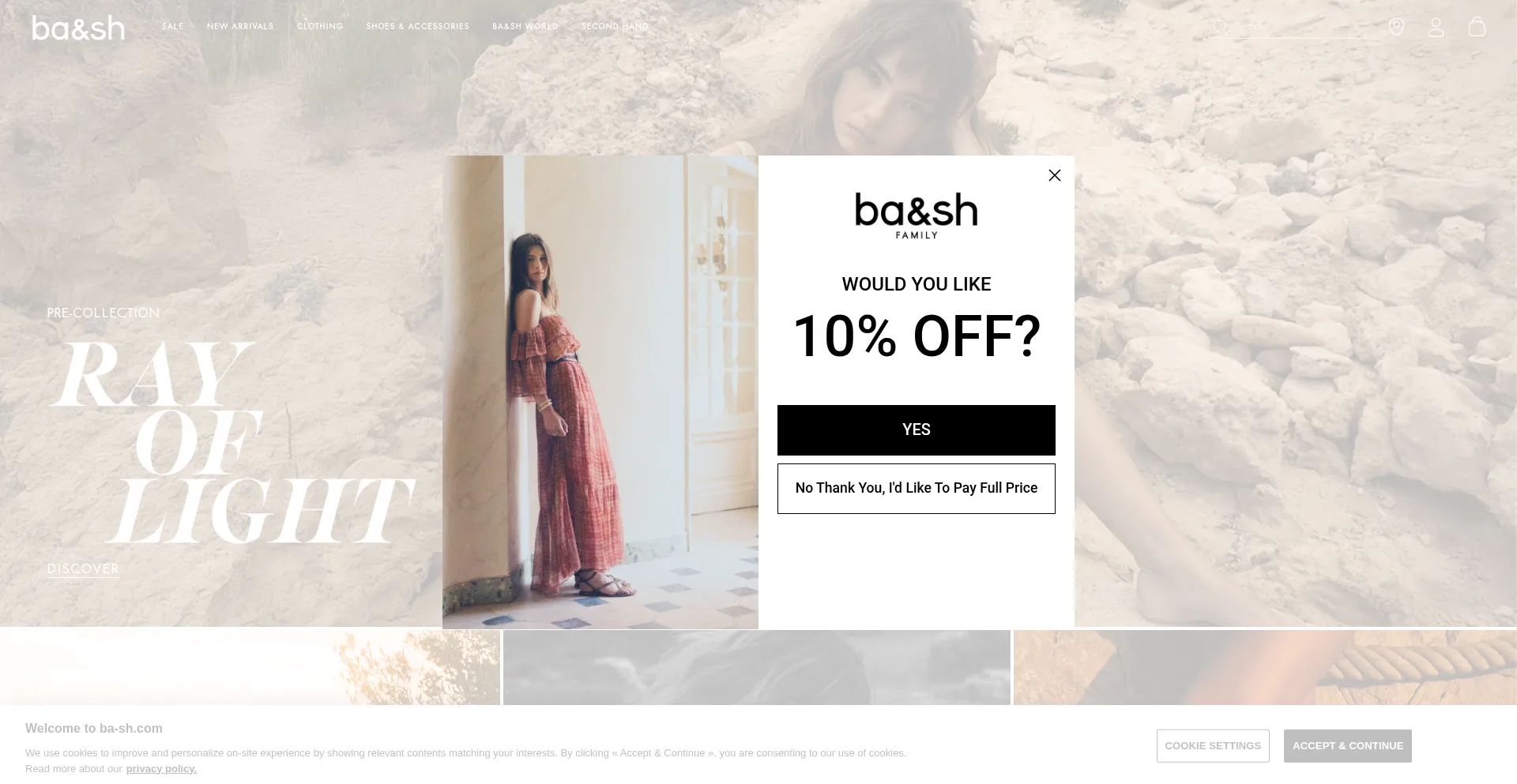 Website screenshot of Ba-sh.com