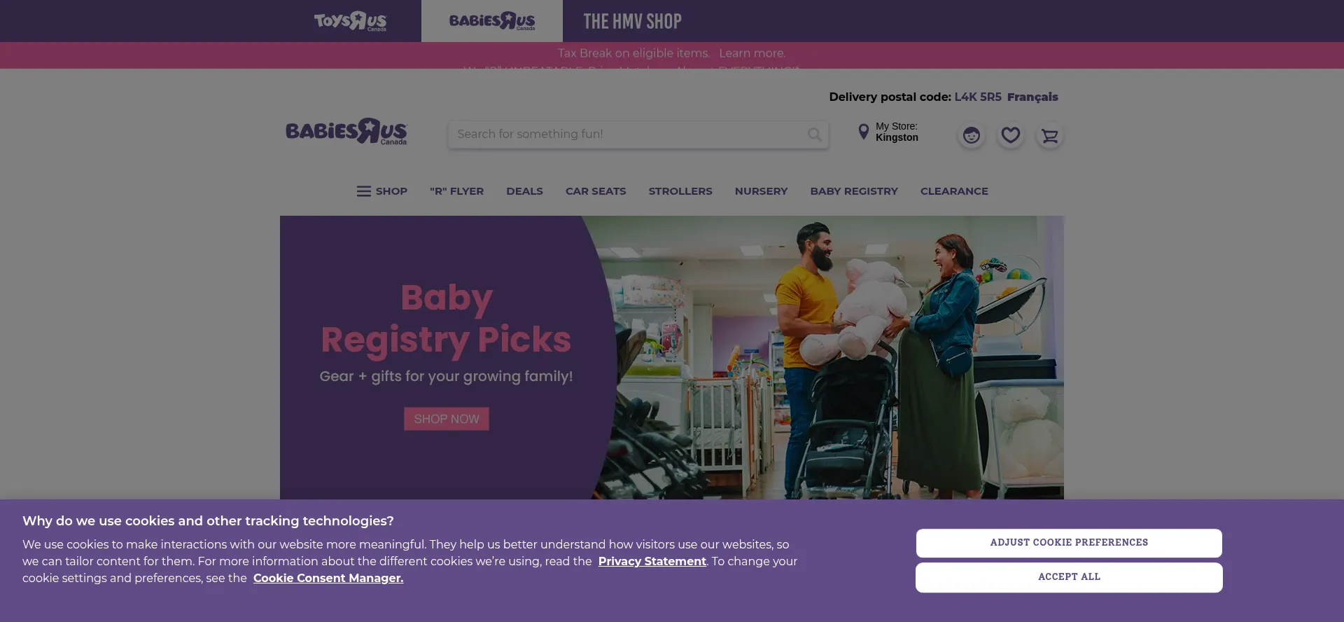 ¿És Seguro y Confiable Babiesrus.ca?