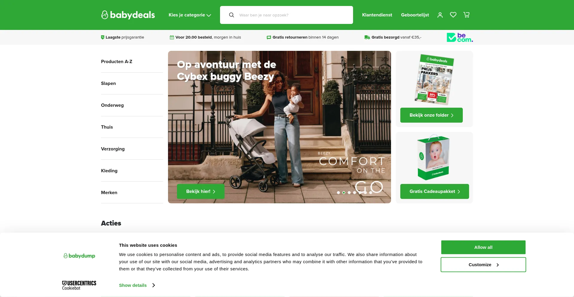 Babydeals.be Screenshot