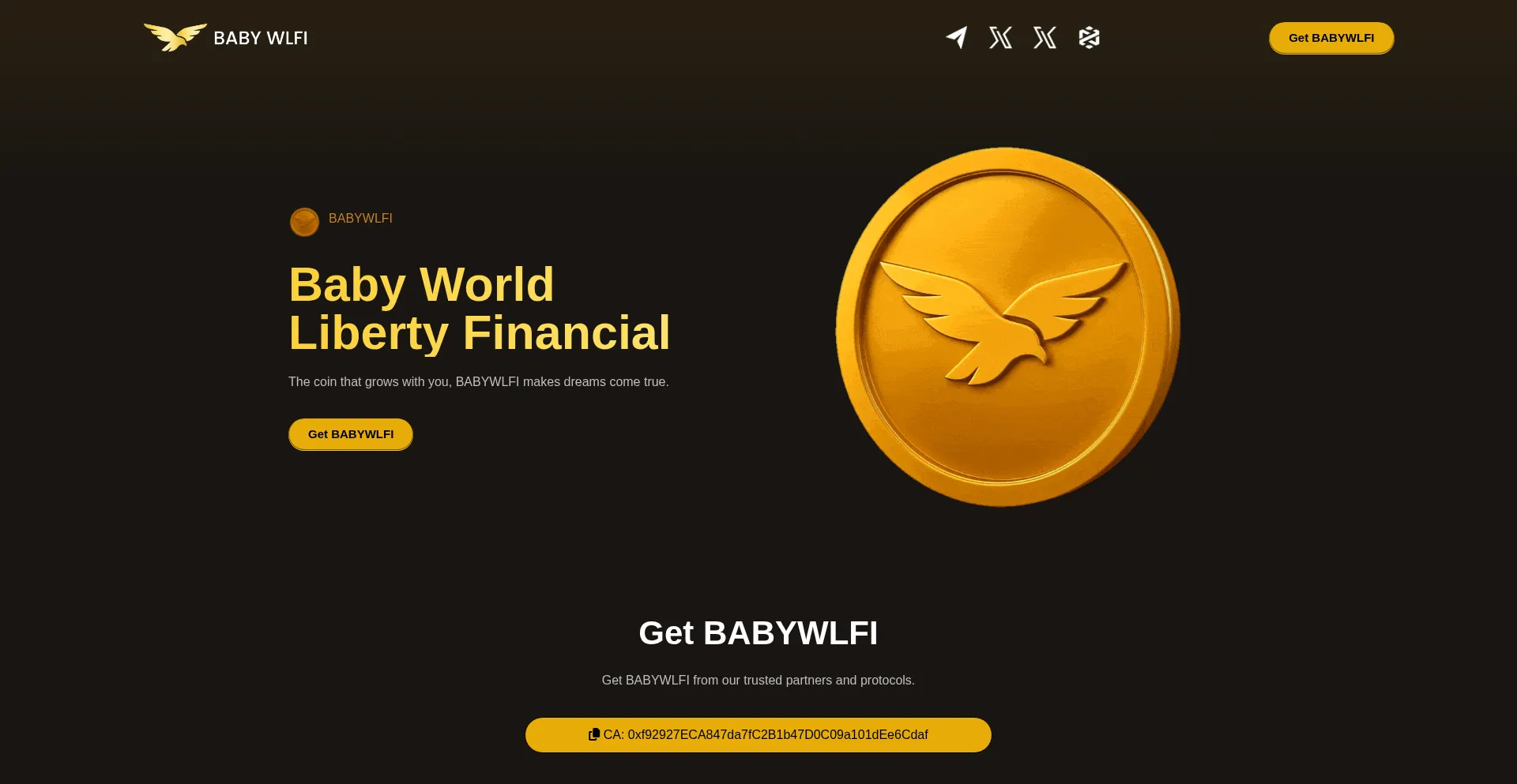 Website screenshot of Babywlfi.vip