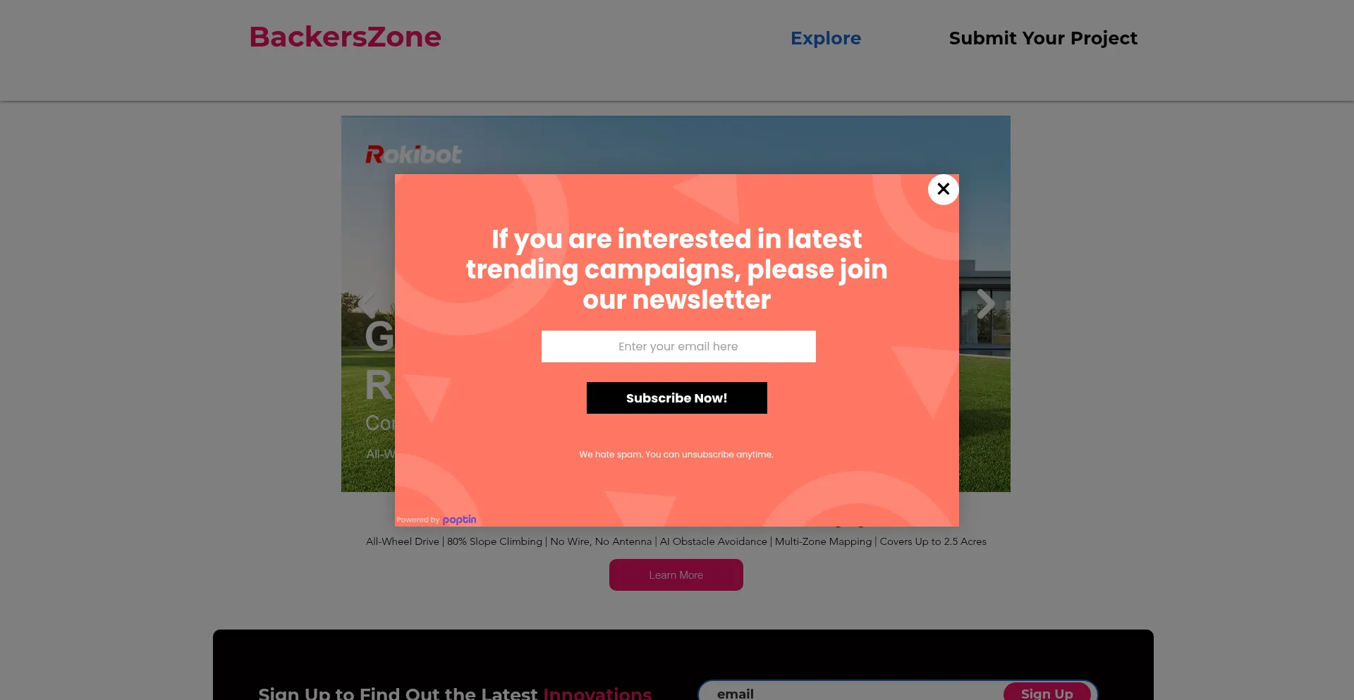 Backerszone.com