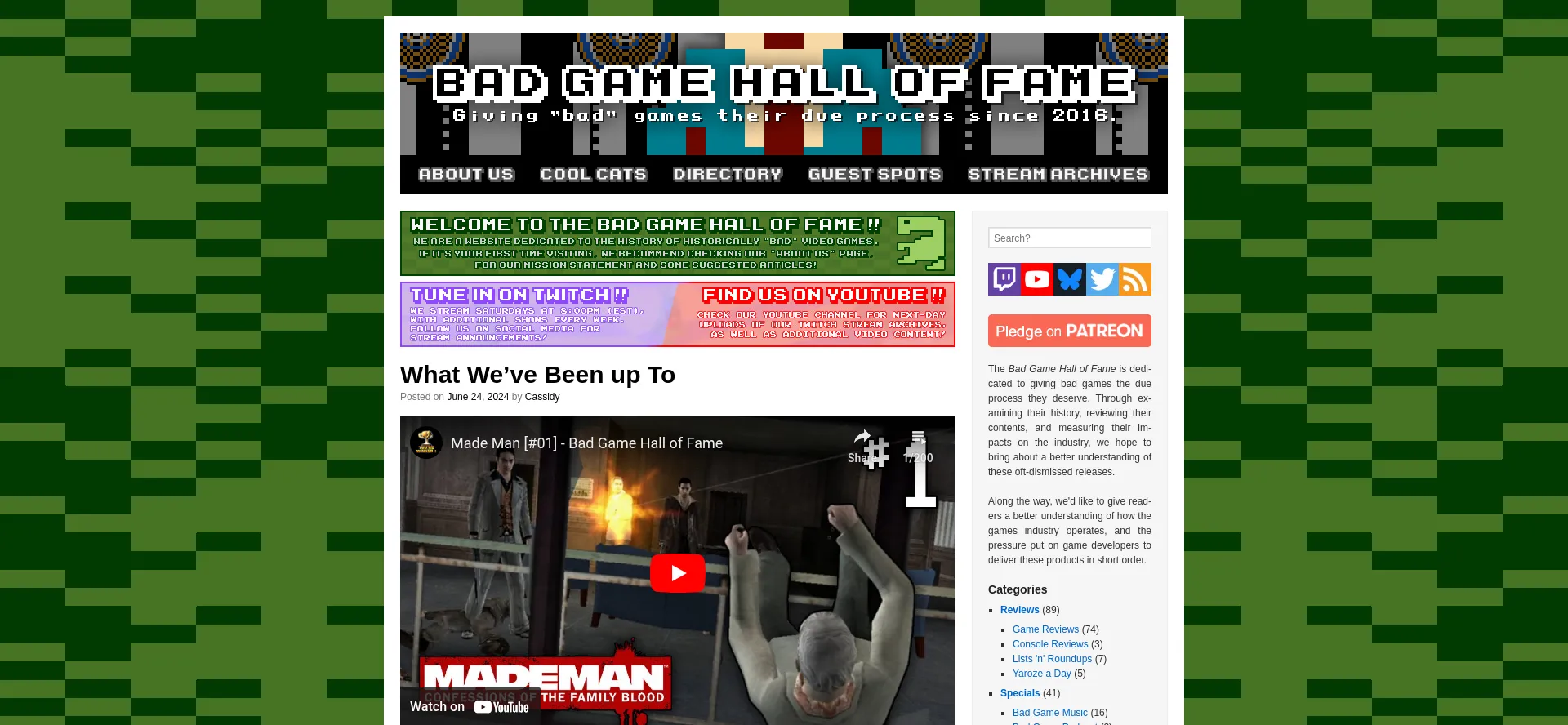 Badgamehalloffame.com