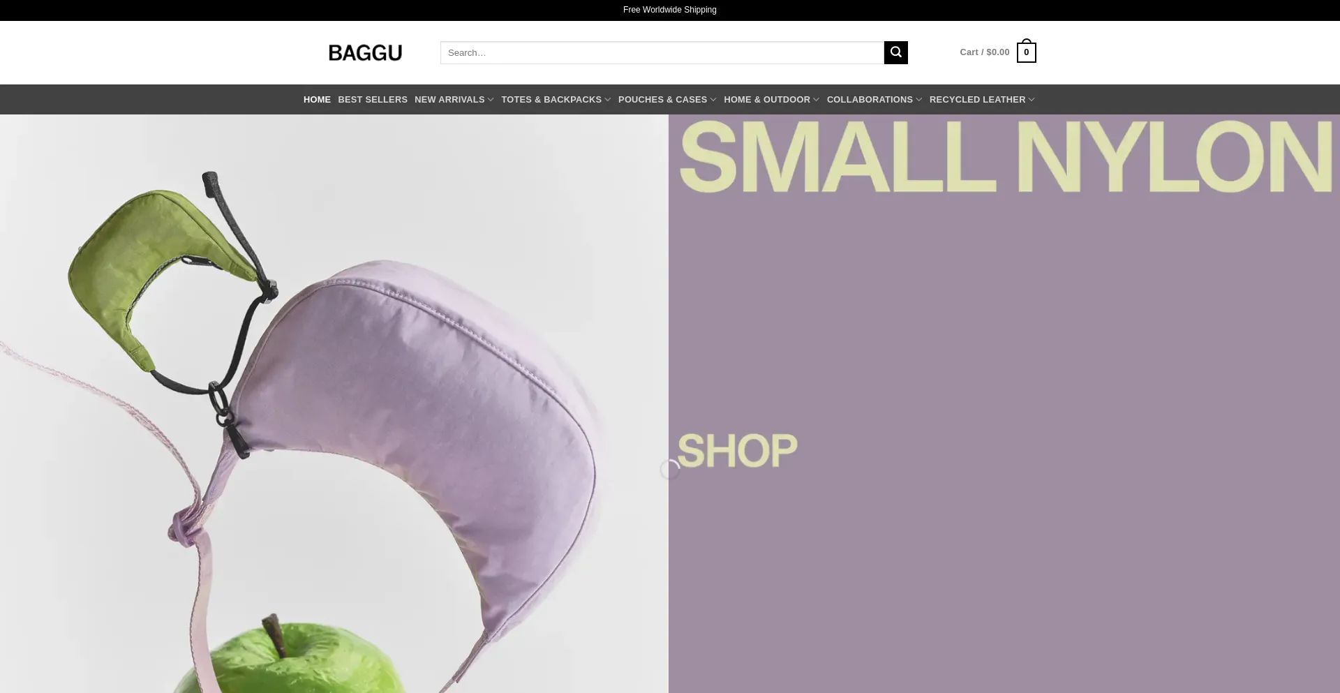 Website screenshot of Bagguv.top