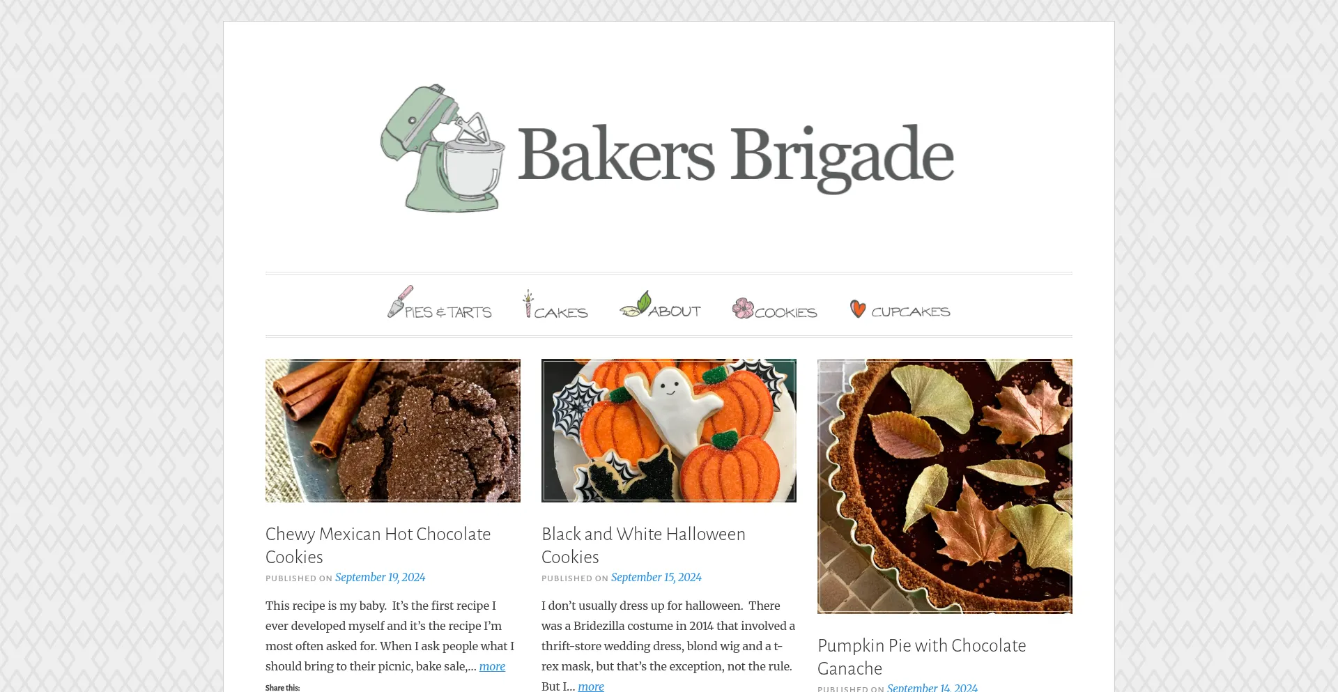 Bakersbrigade.com Screenshot