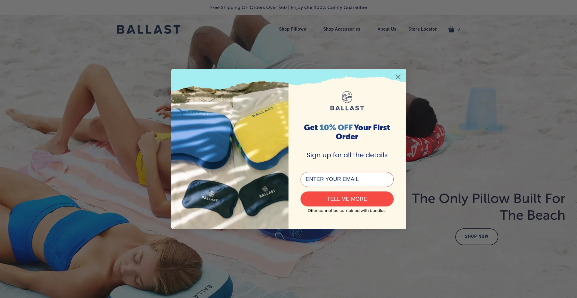 Website screenshot of Ballastgear.com