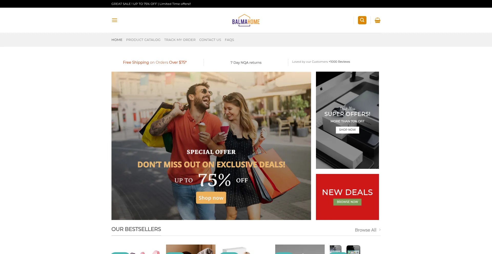 Balmahome.com Screenshot