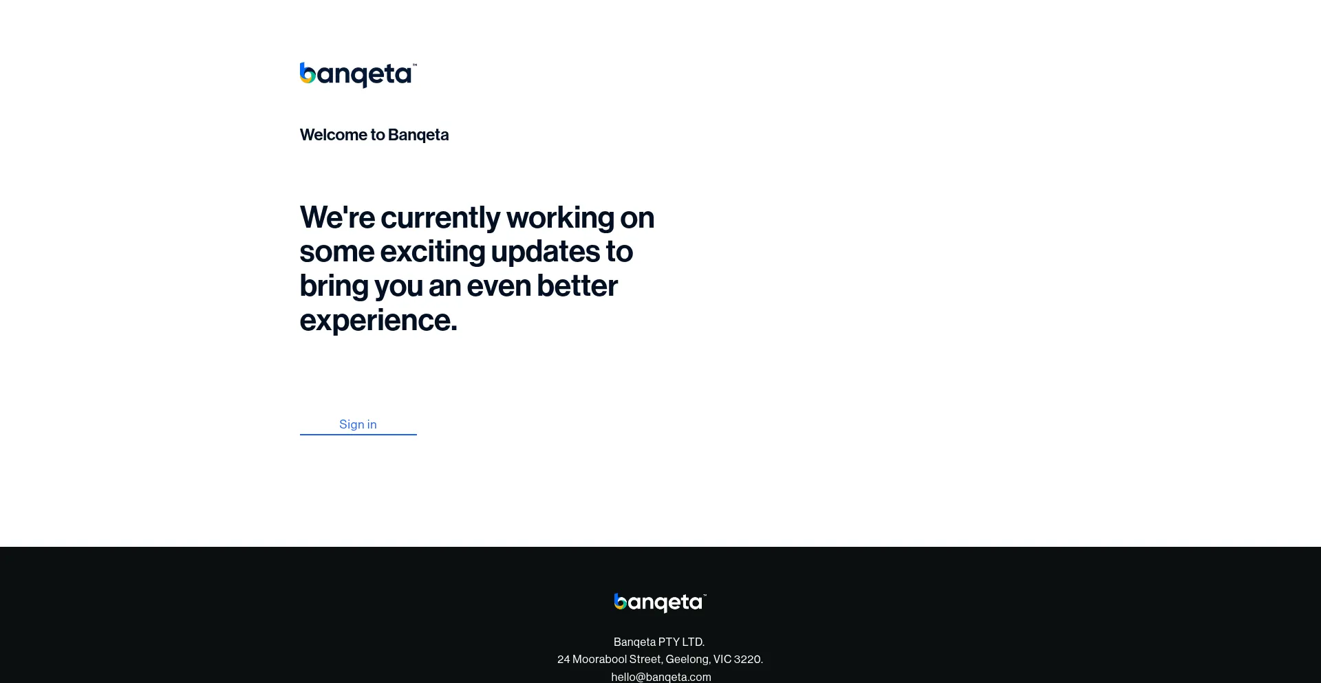 Banqeta.com Screenshot