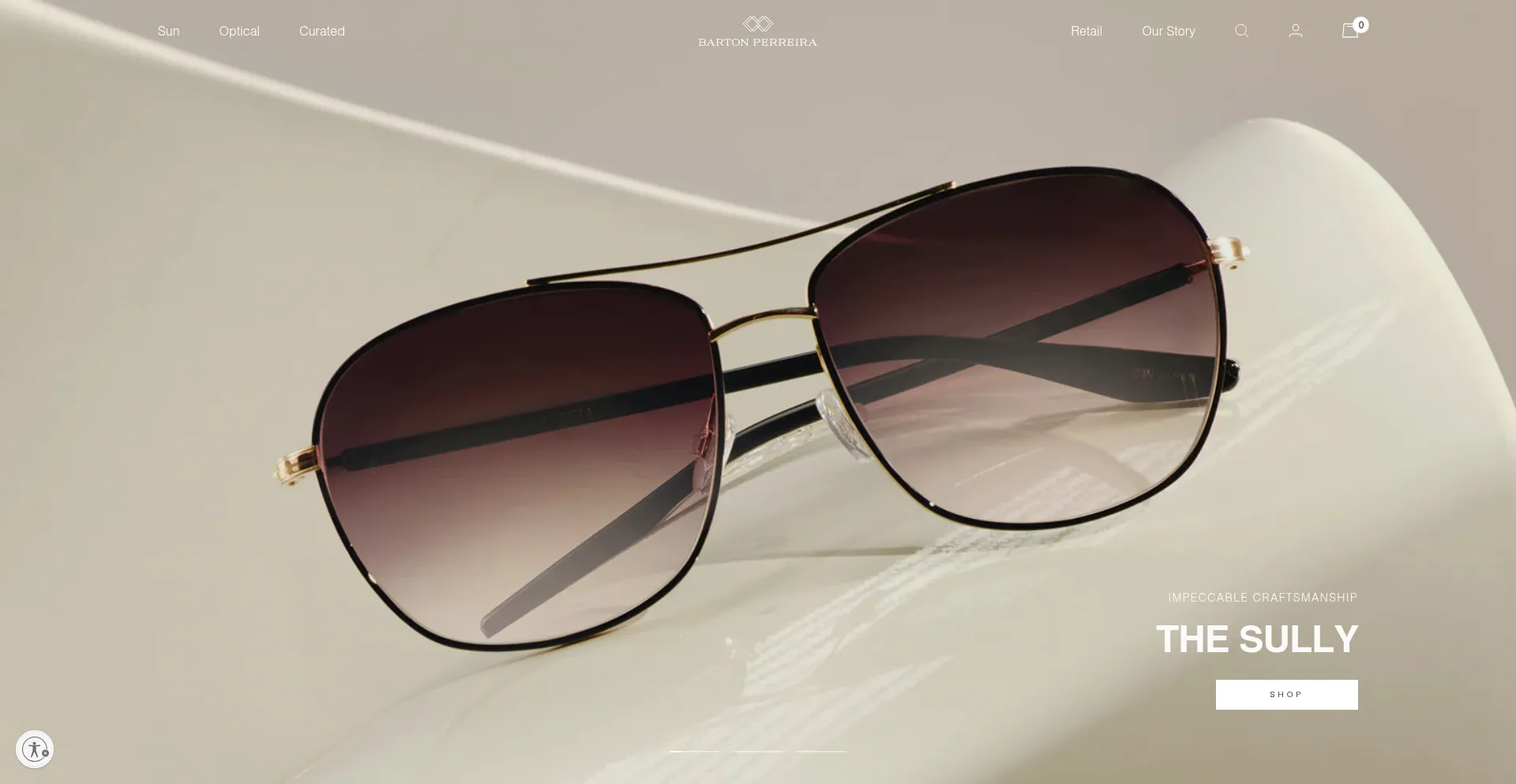 Website screenshot of Bartonperreira.com