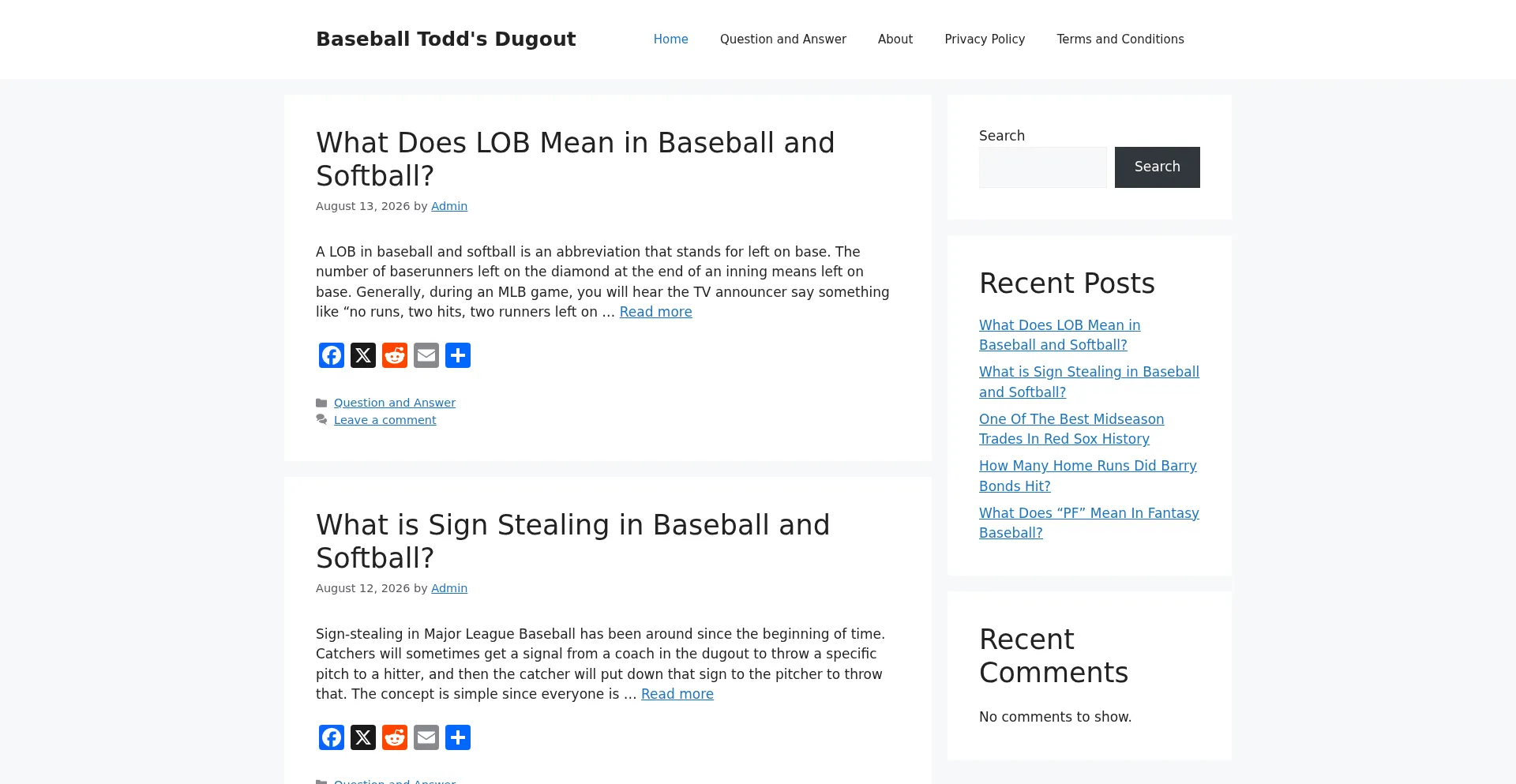 Baseballtoddsdugout.com