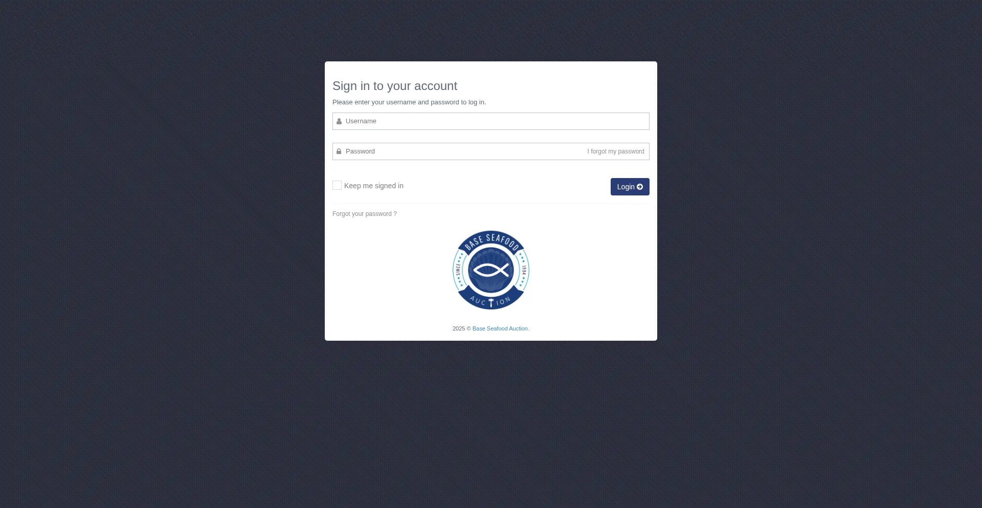 Baseseafoodauction.com