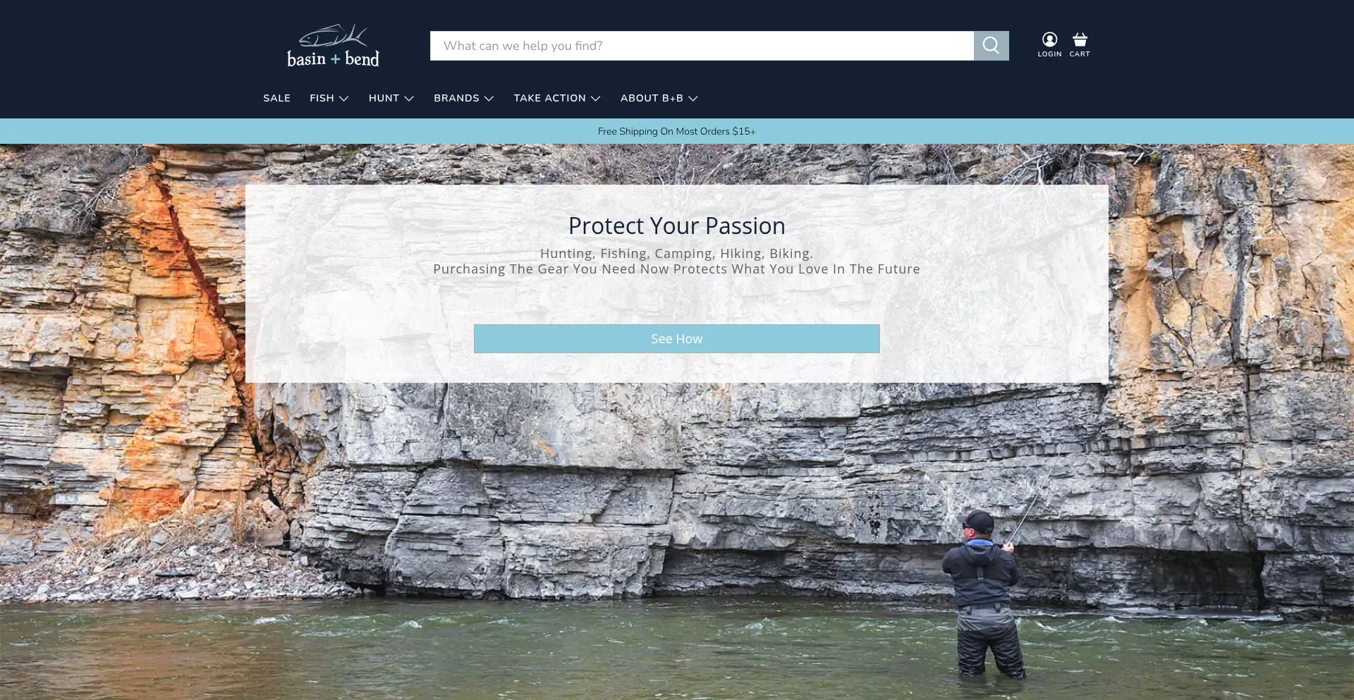 Basinandbend.com Screenshot