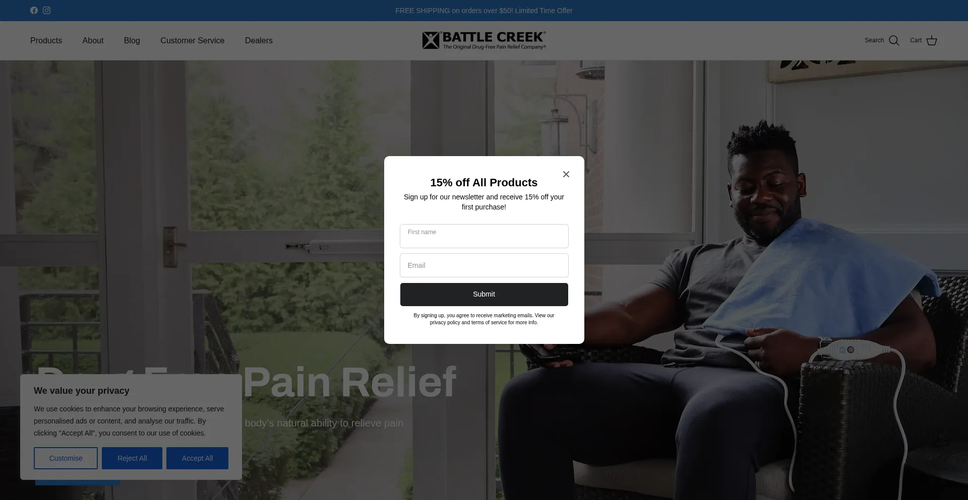 Battlecreekequipment.com Screenshot