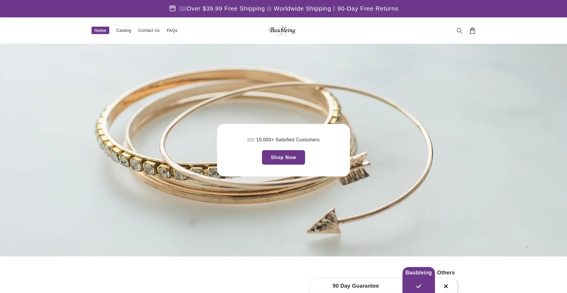 ¿És Seguro y Confiable Baubleing.com?