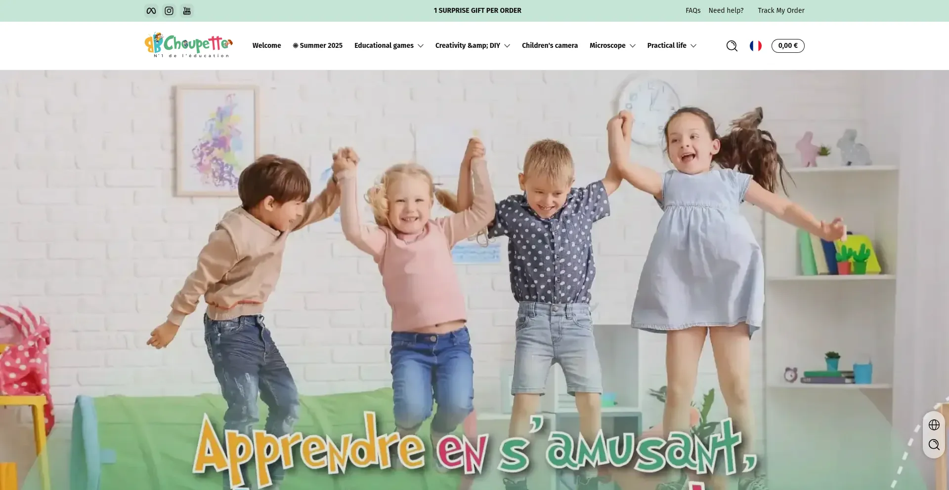 Website screenshot of Bbchoupette.com
