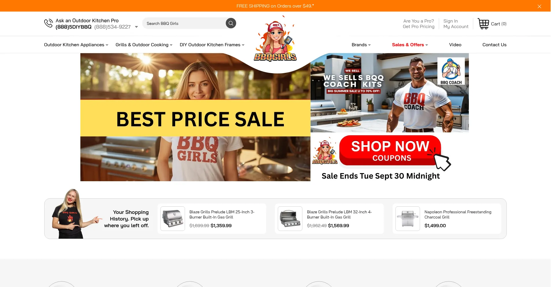 Bbqgirls.com Screenshot