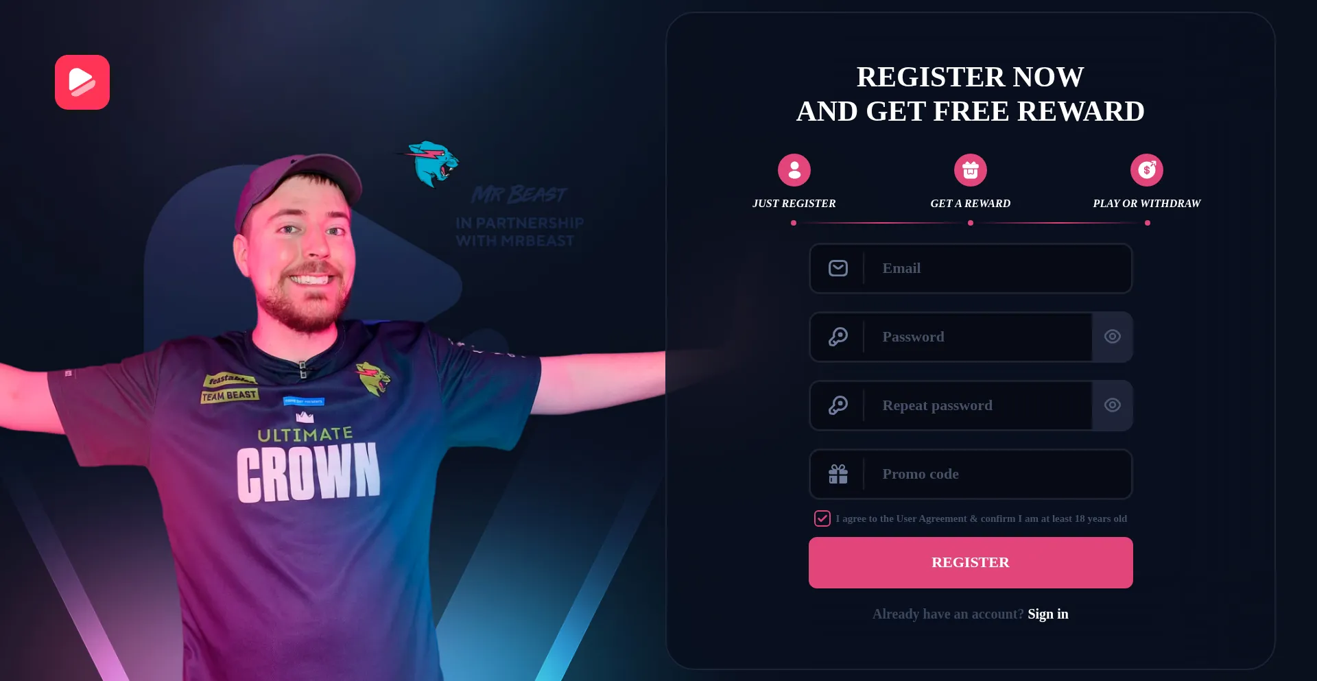 Website screenshot of Beastoff.com