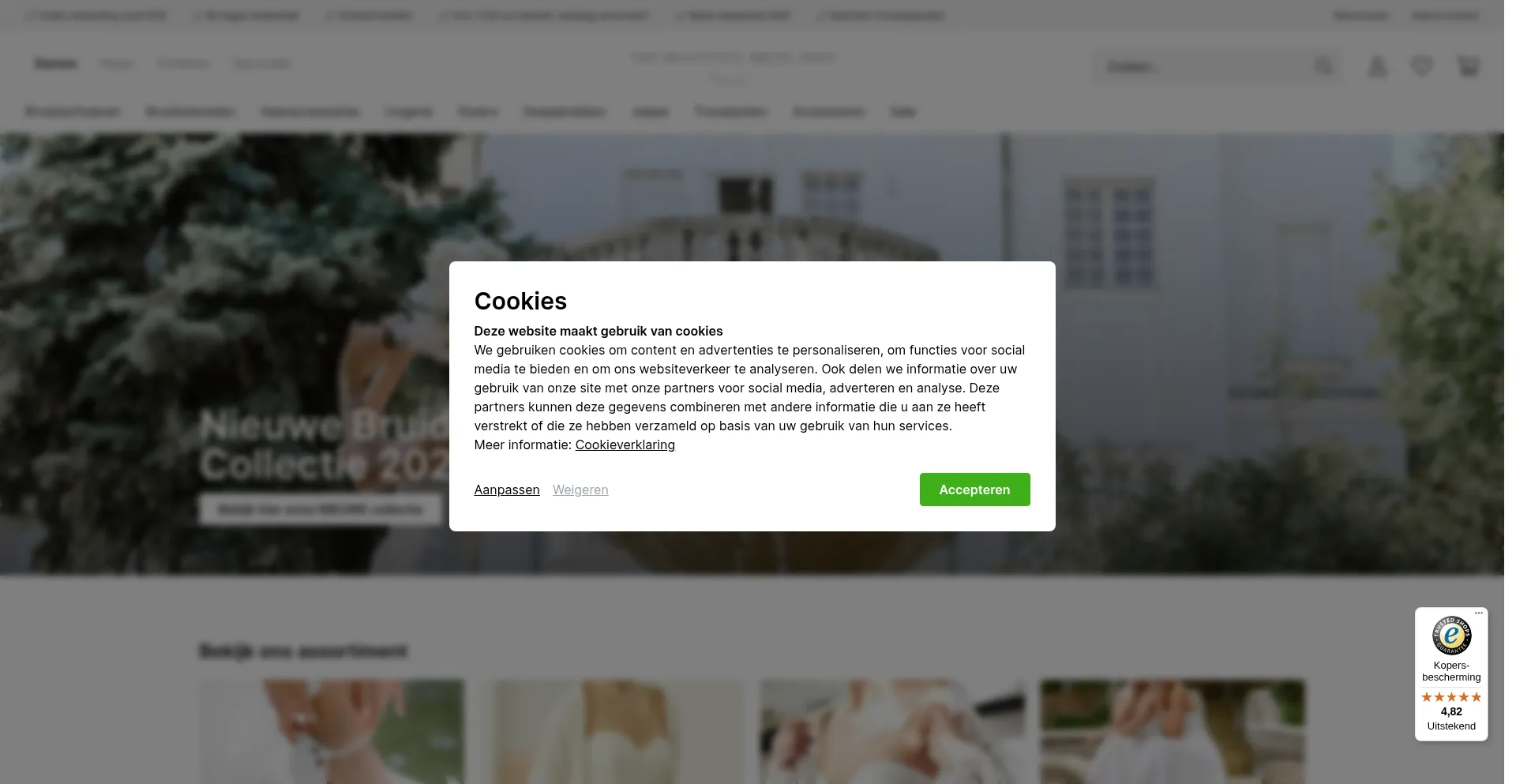 ¿És Seguro y Confiable Beautifulbrideshop.nl?
