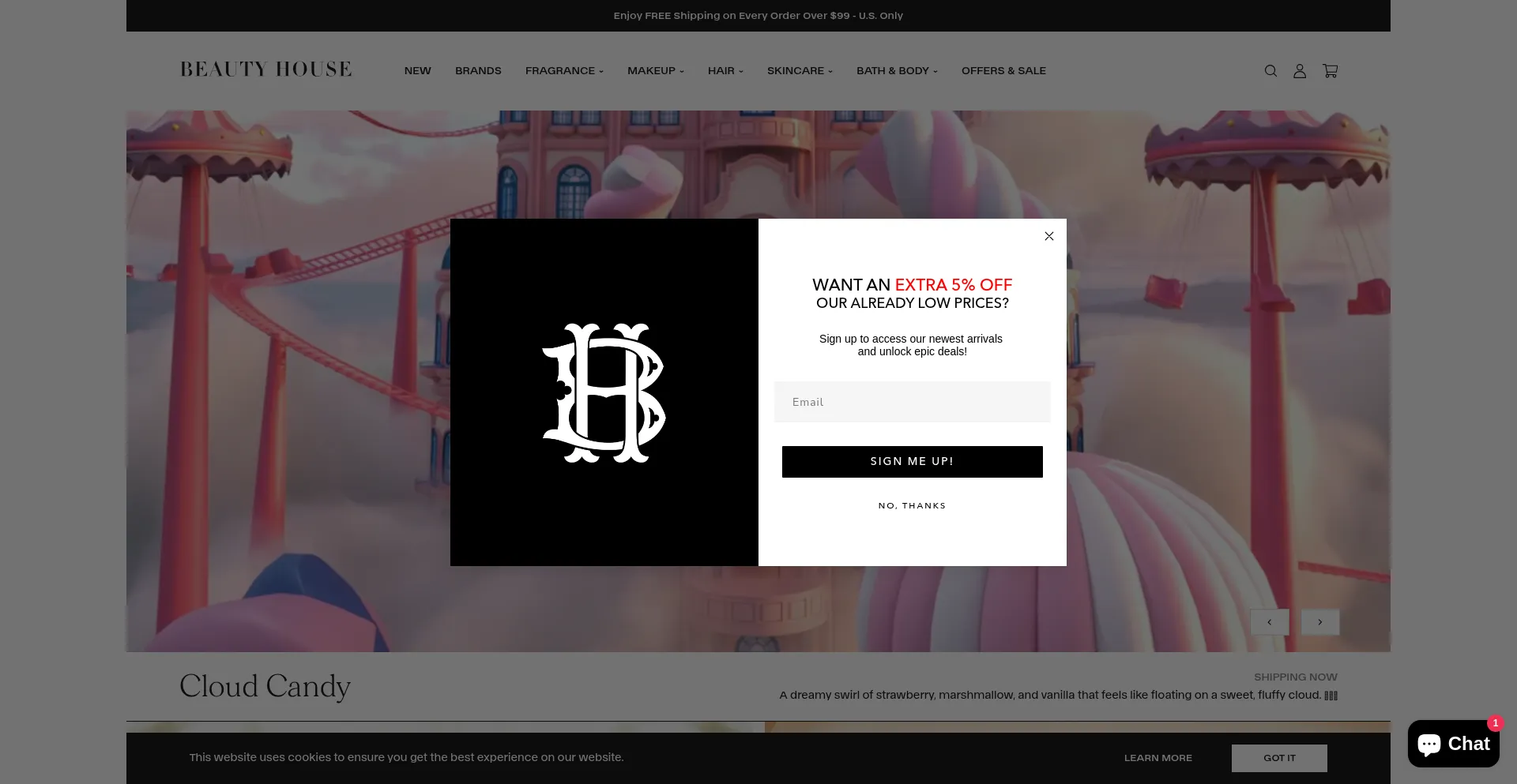 Beautyhouse.com Screenshot