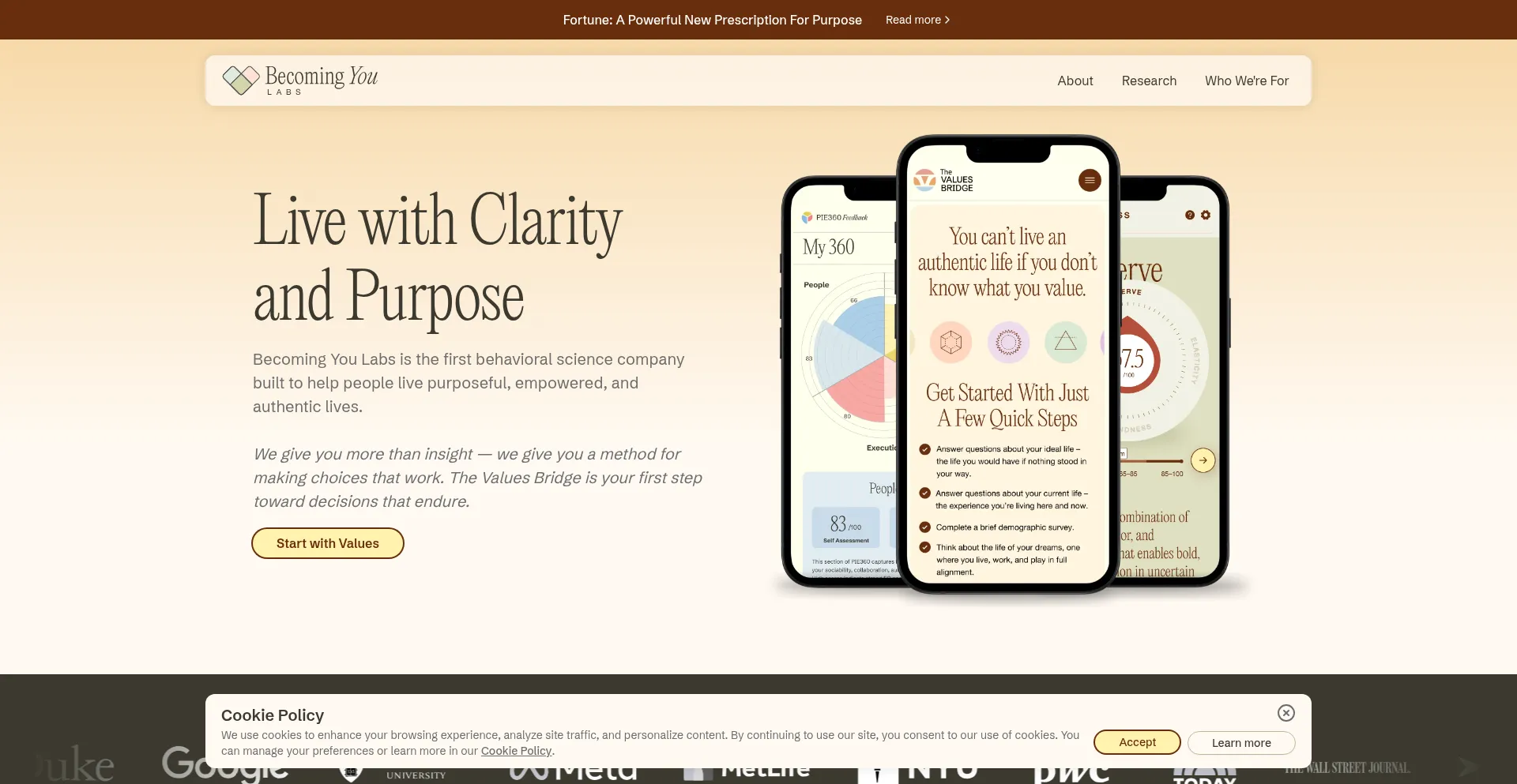 Becomingyoulabs.com Screenshot