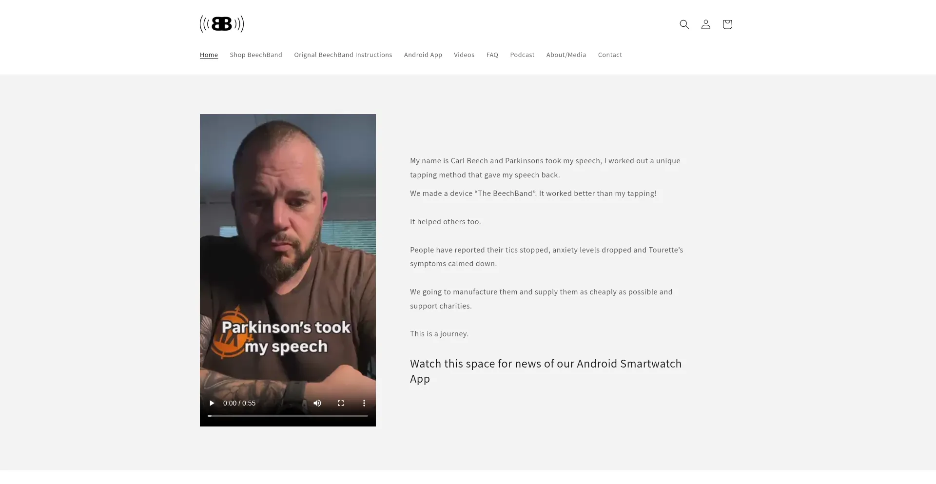 Beechband.com Screenshot
