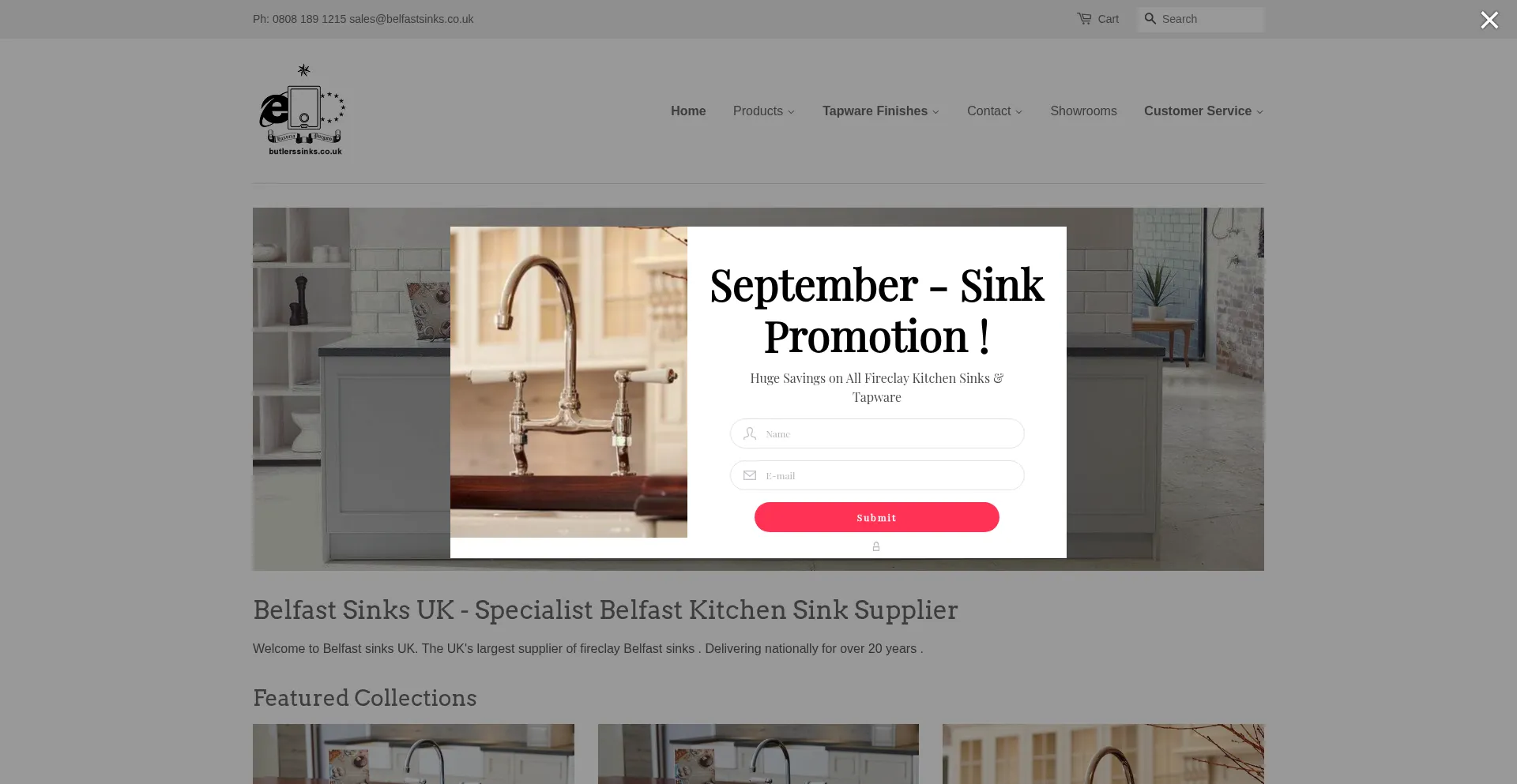 ¿És Seguro y Confiable Belfastsinks.co.uk?