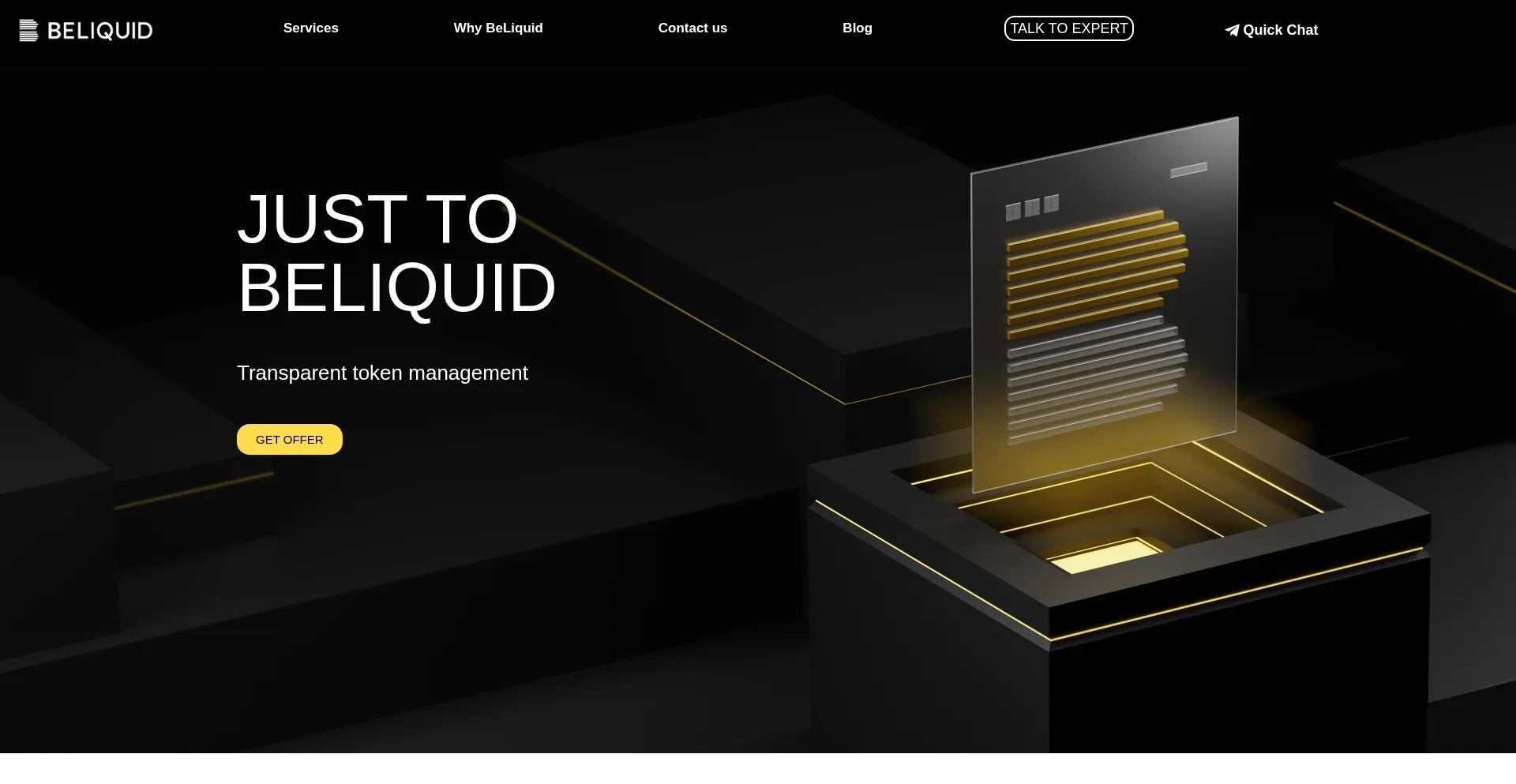 Beliquid.agency Screenshot