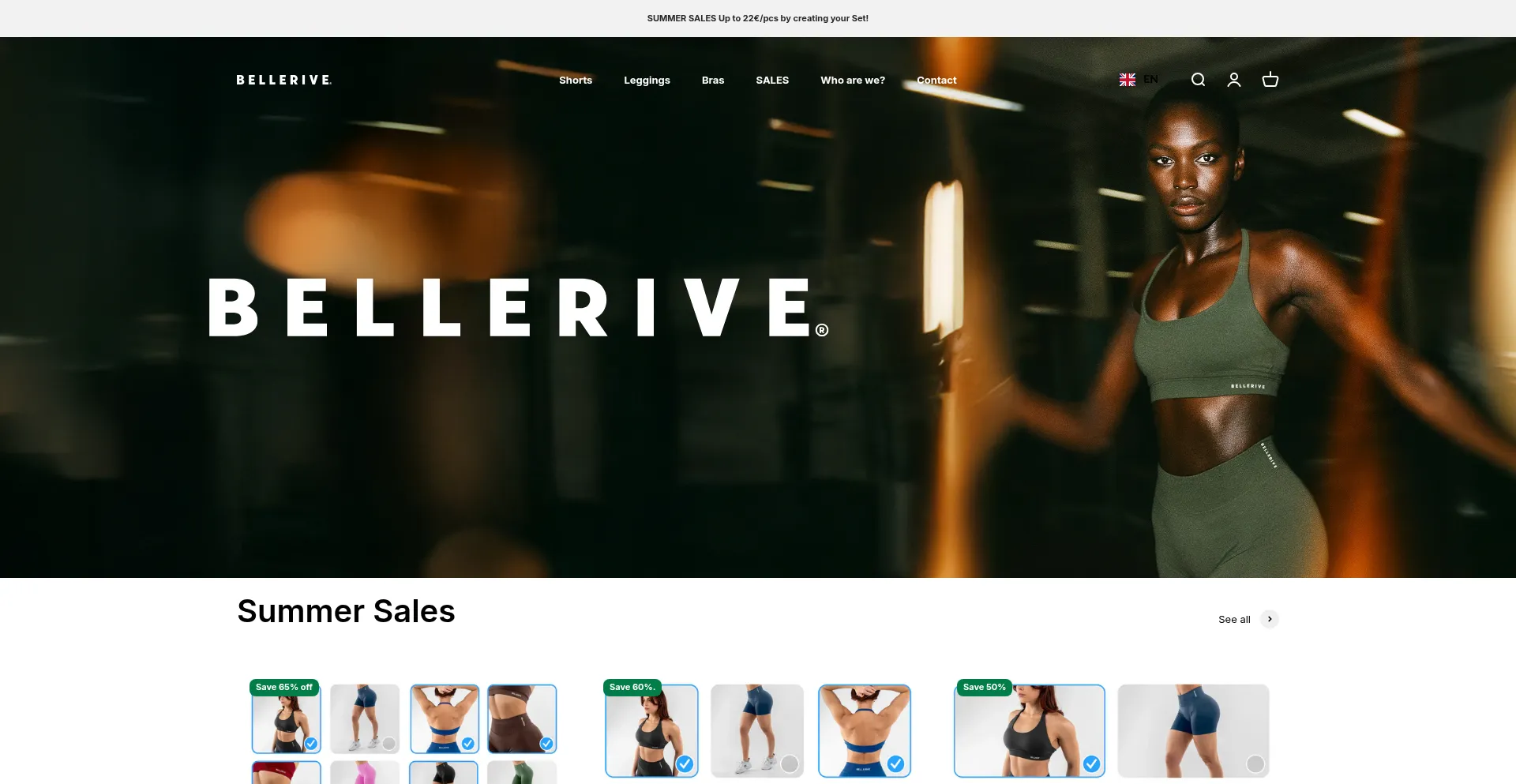 Website screenshot of Bellerive.co