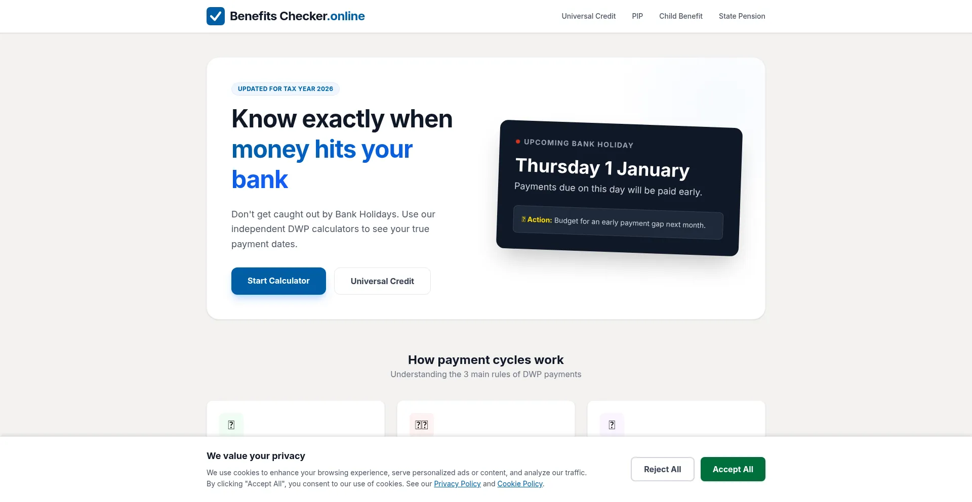 Benefitschecker.online