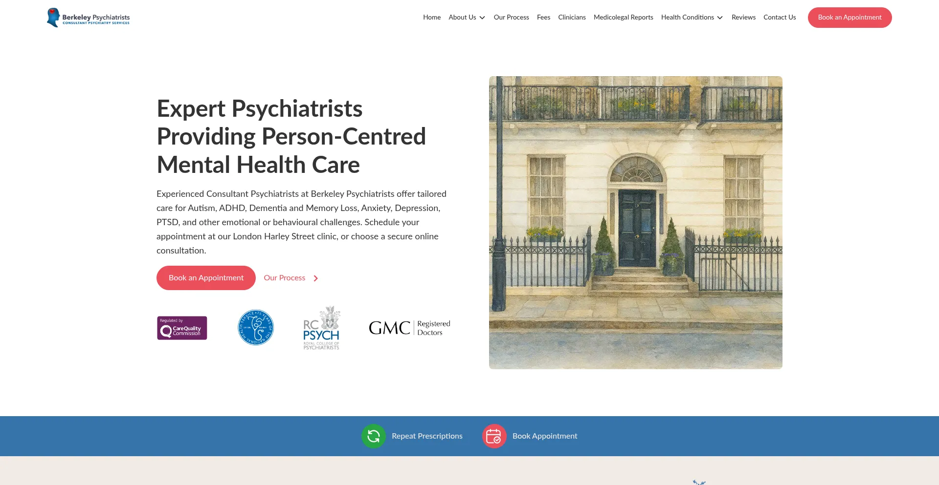 ¿És Seguro y Confiable Berkeleypsychiatrists.co.uk?