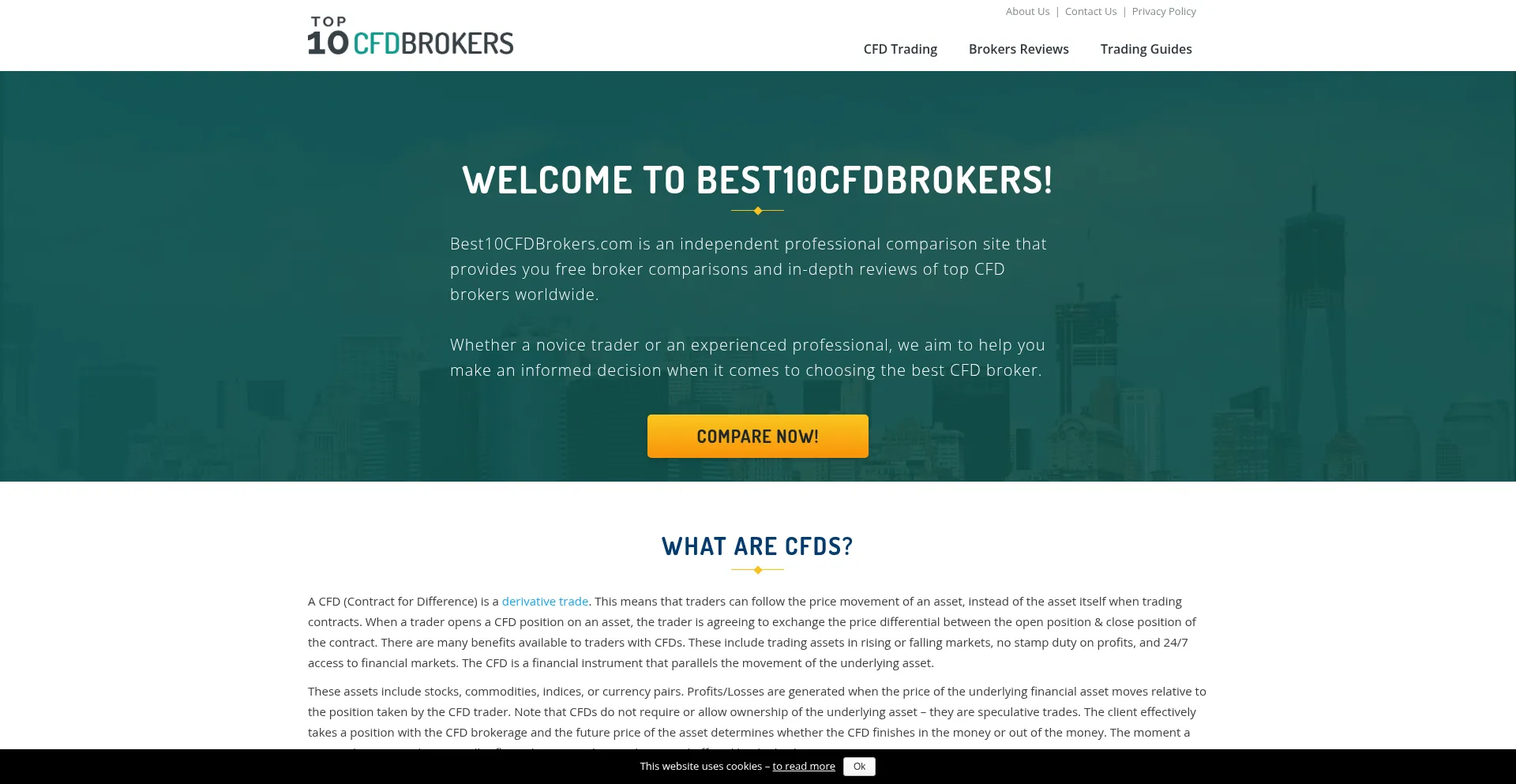 ¿És Seguro y Confiable Best10cfdbrokers.com?