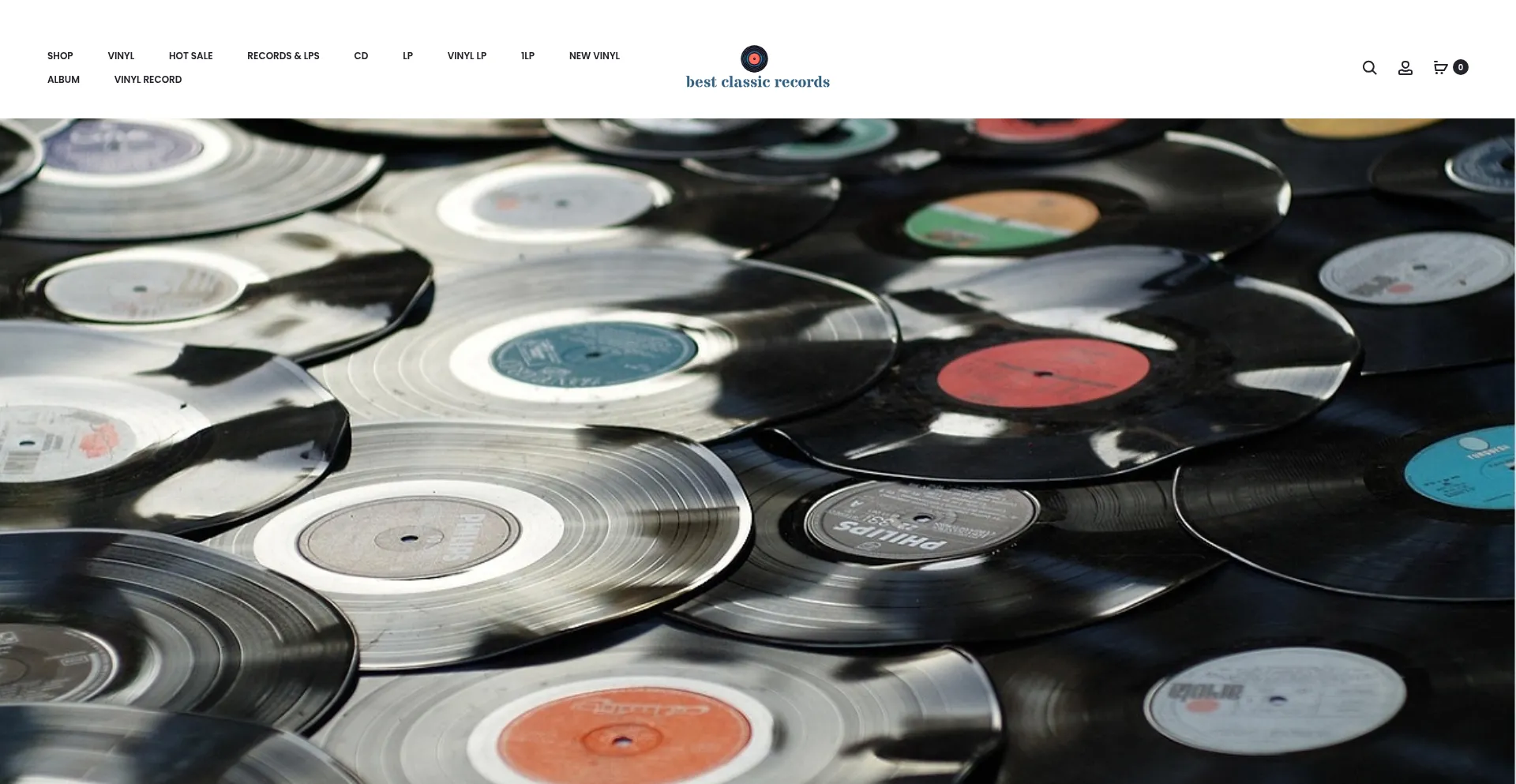 Website screenshot of Bestclassicrecords.com