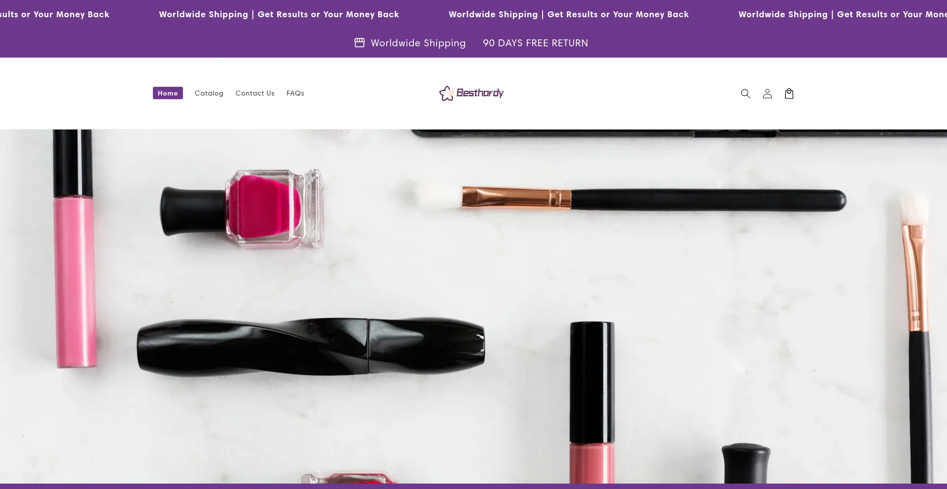 Website screenshot of Besthardy.com