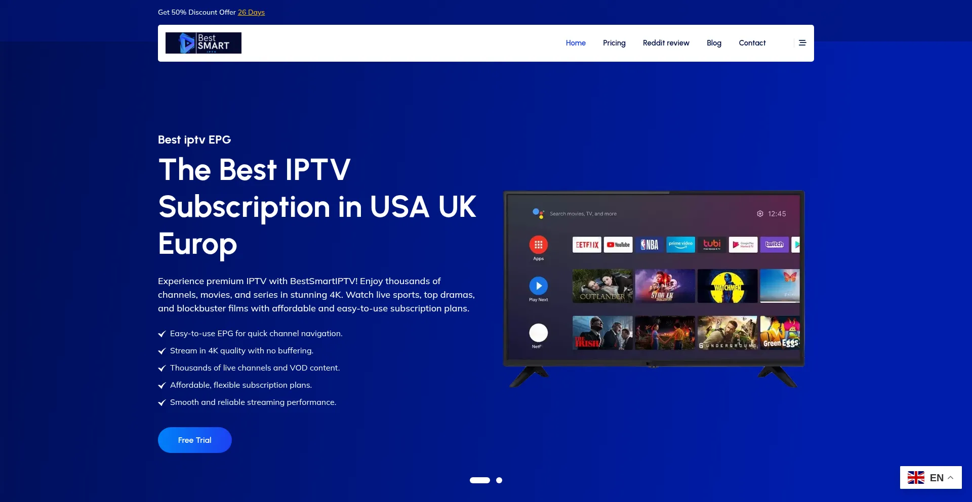 Bestsmartiptv.info Screenshot