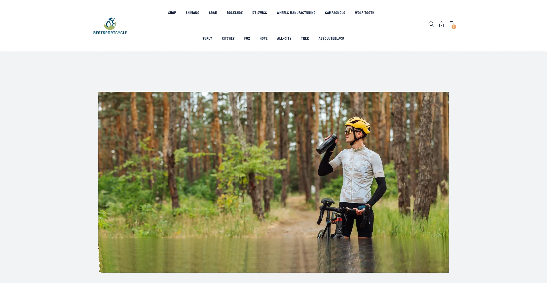 Website screenshot of Bestsportcycle.com