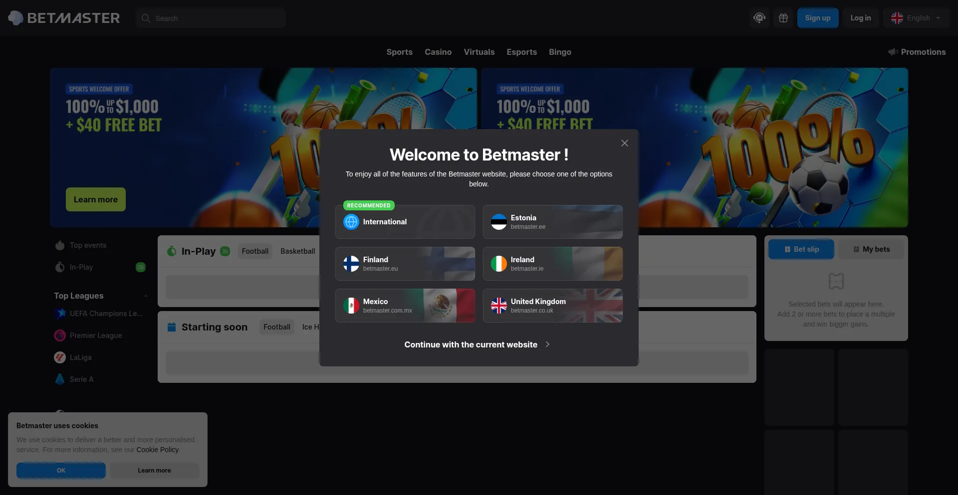 ¿És Seguro y Confiable Betmaster.io?