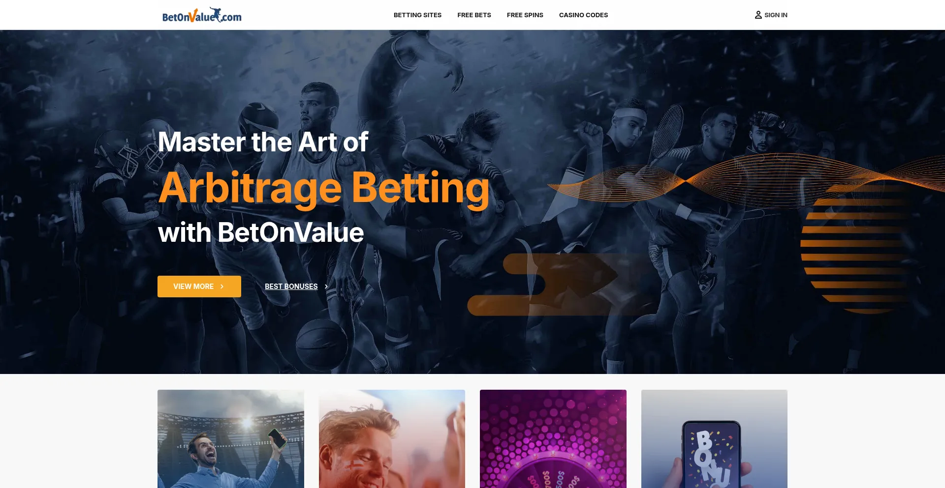 Website screenshot of Betonvalue.com