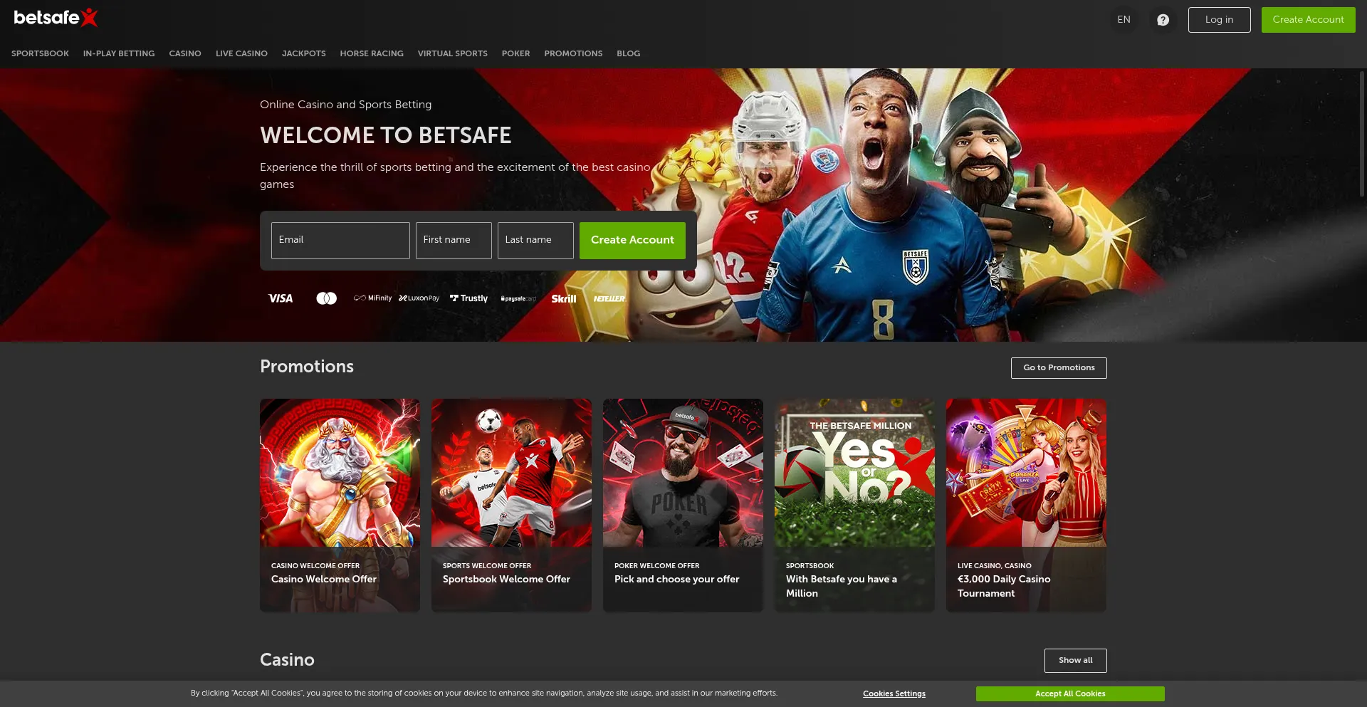 ¿És Seguro y Confiable Betsafe.com?