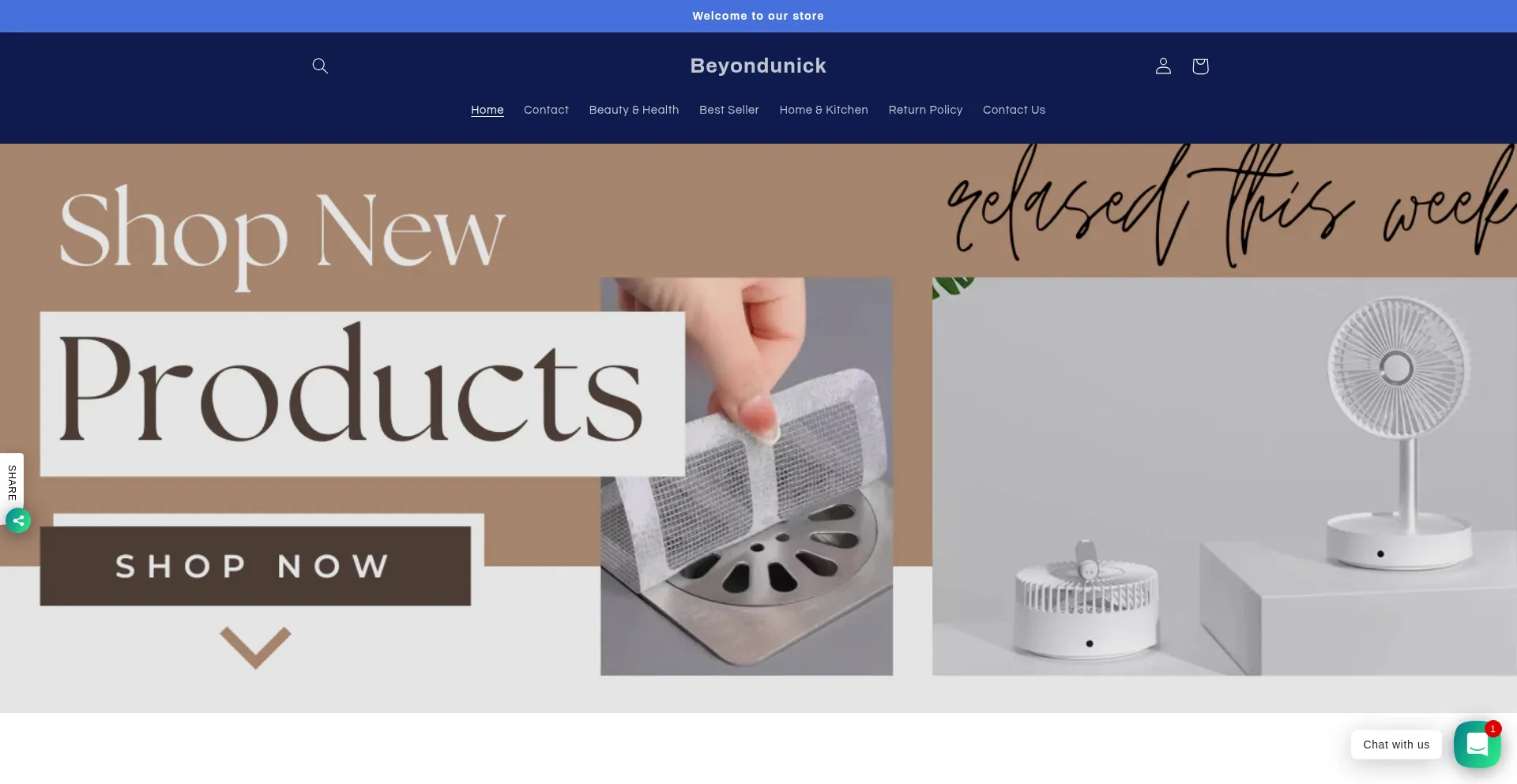 Website screenshot of Beyondunick.in