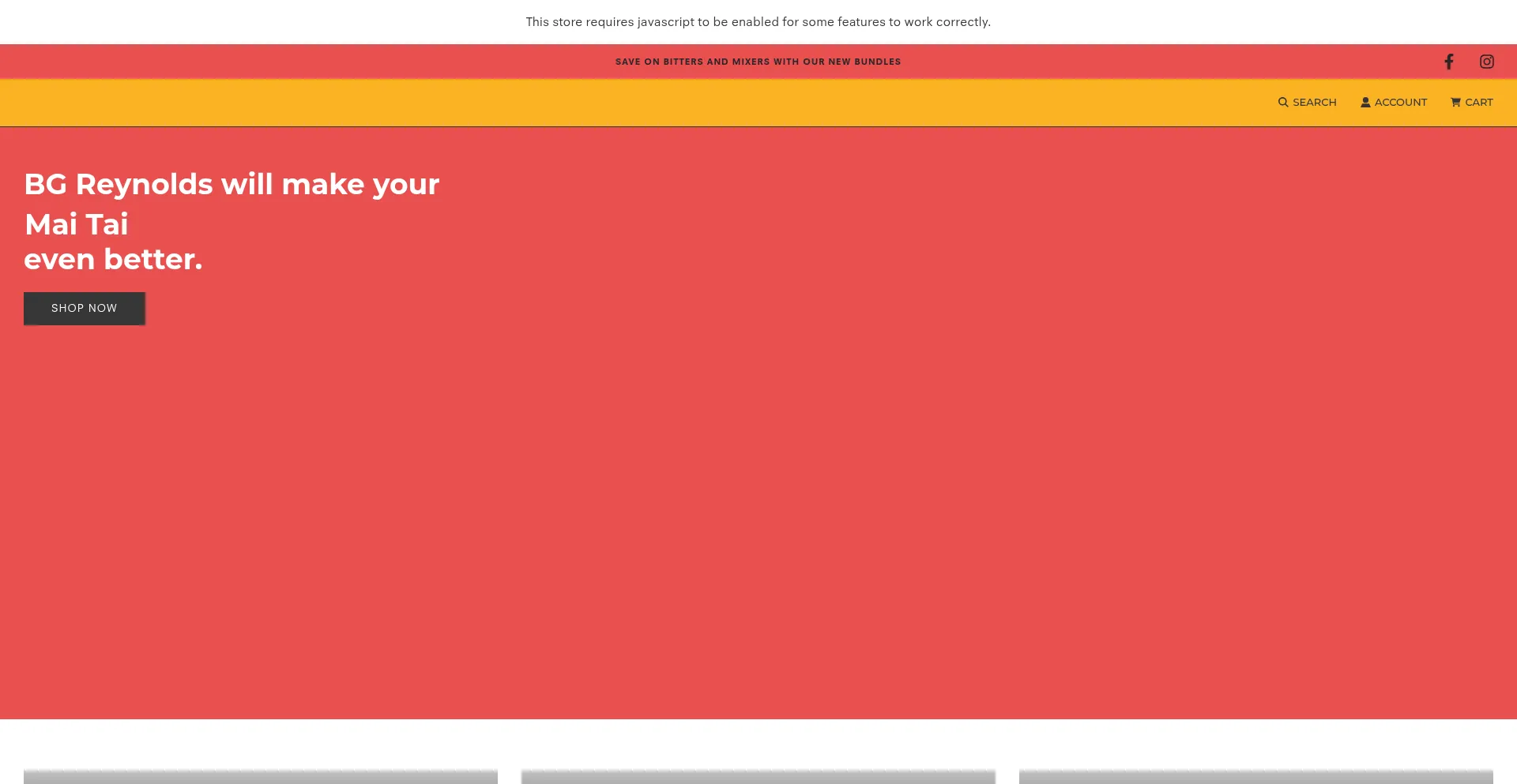 Website screenshot of Bgreynolds.com