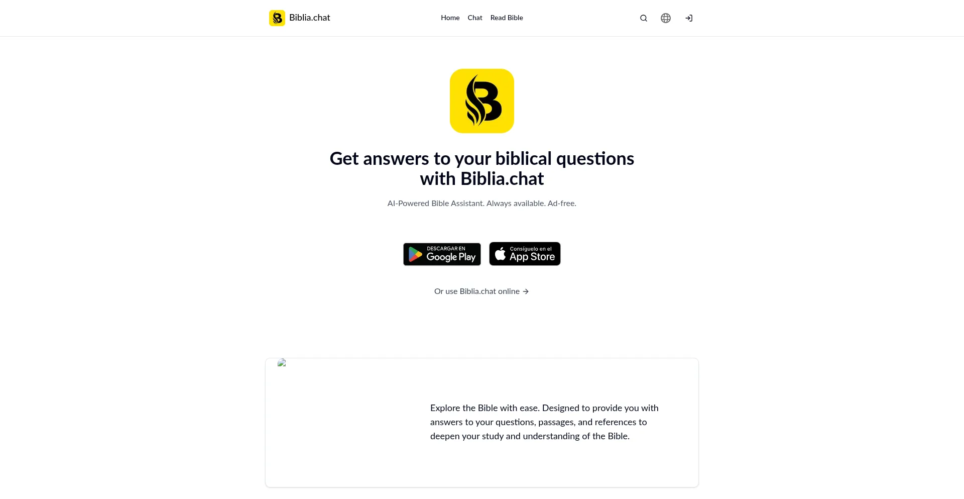 ¿És Seguro y Confiable Biblia.chat?