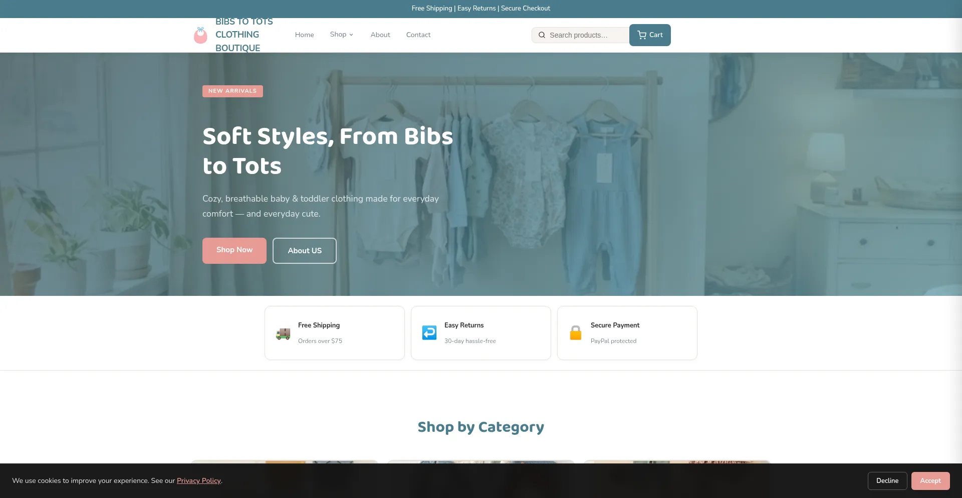 Bibstototsclothingboutiqu.us
