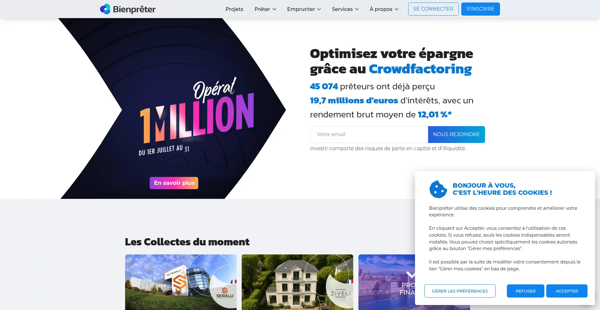 Website screenshot of Bienpreter.com