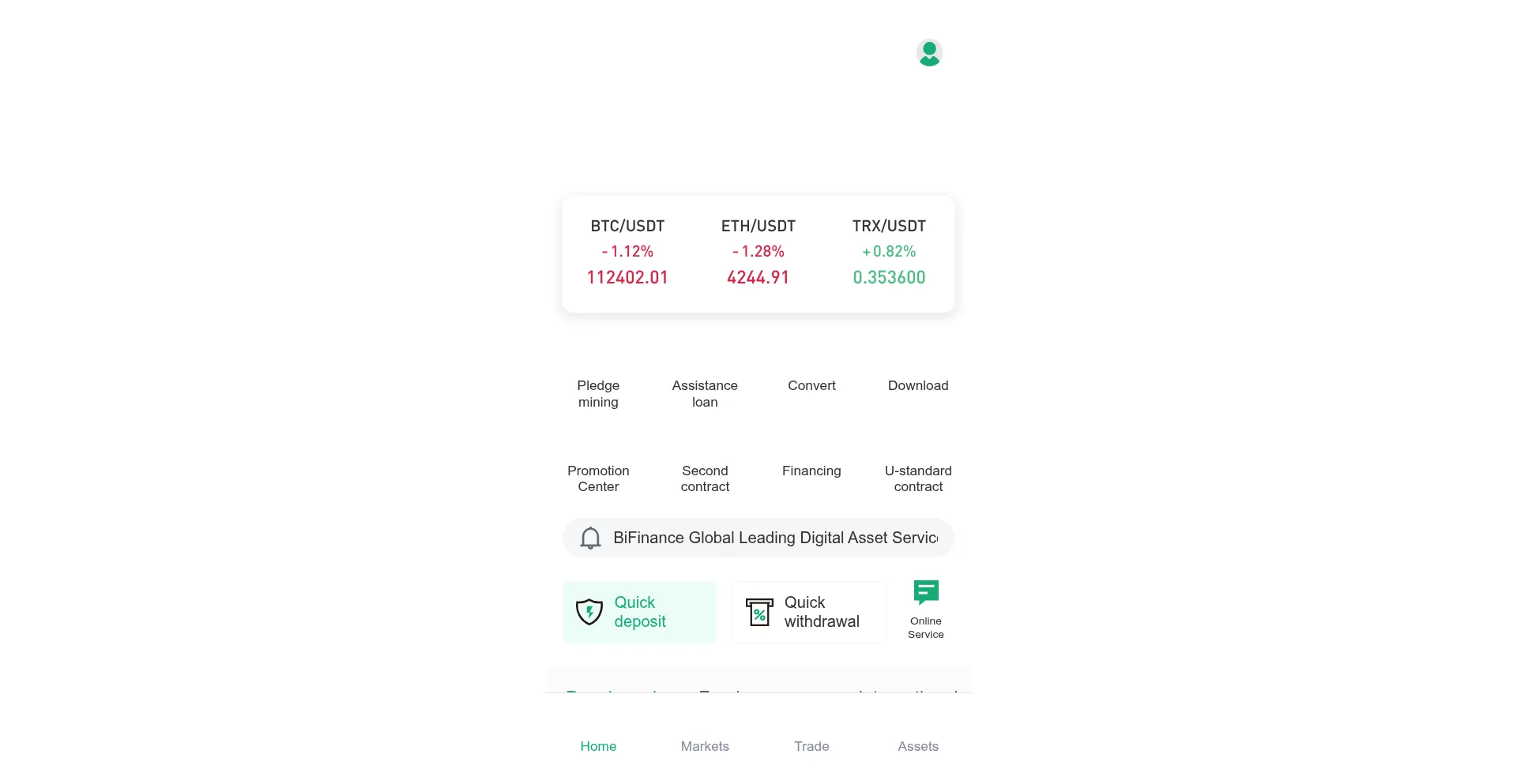 Website screenshot of Bifinancess.com