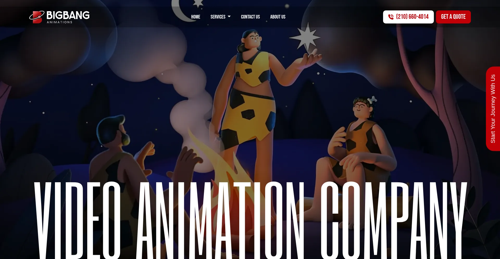 Bigbanganimations.com Screenshot