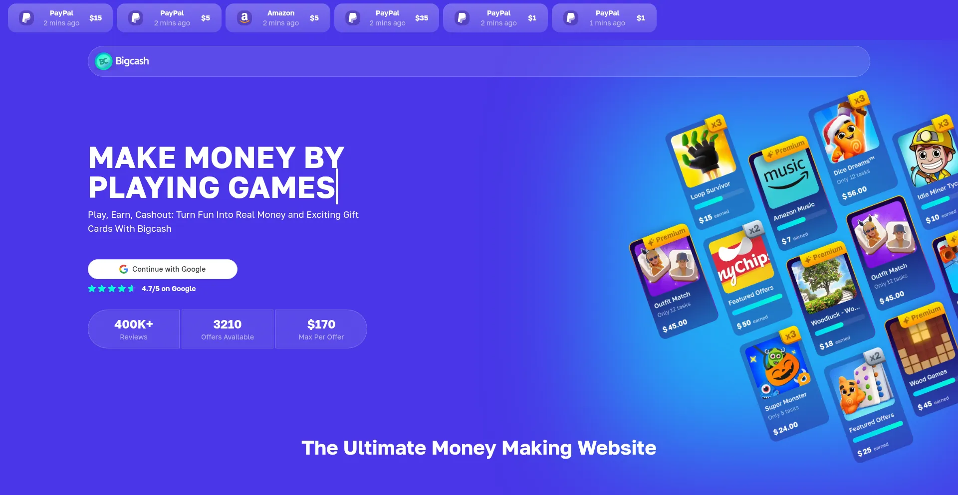 ¿És Seguro y Confiable Bigcashweb.com?