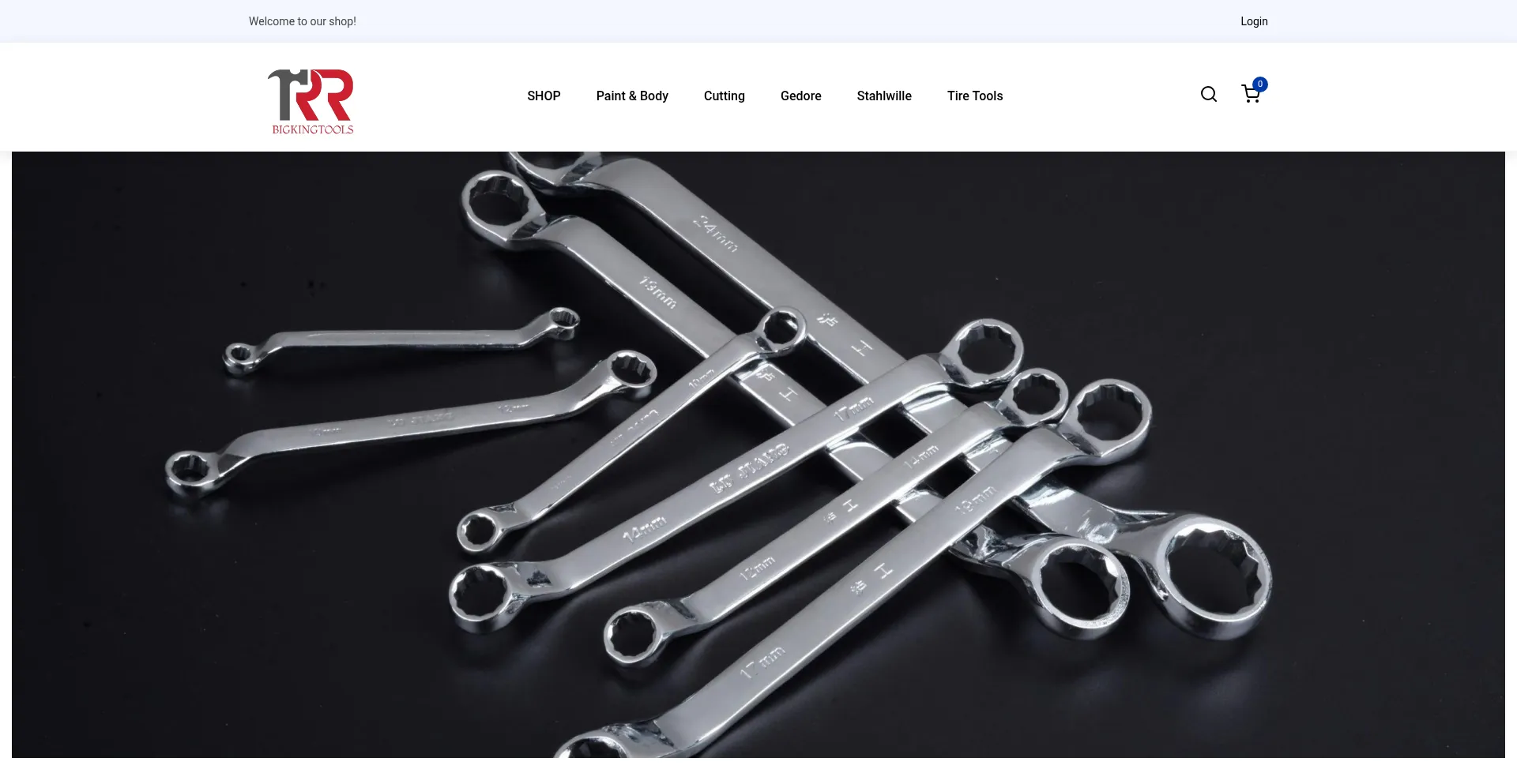 Website screenshot of Bigkingtools.com