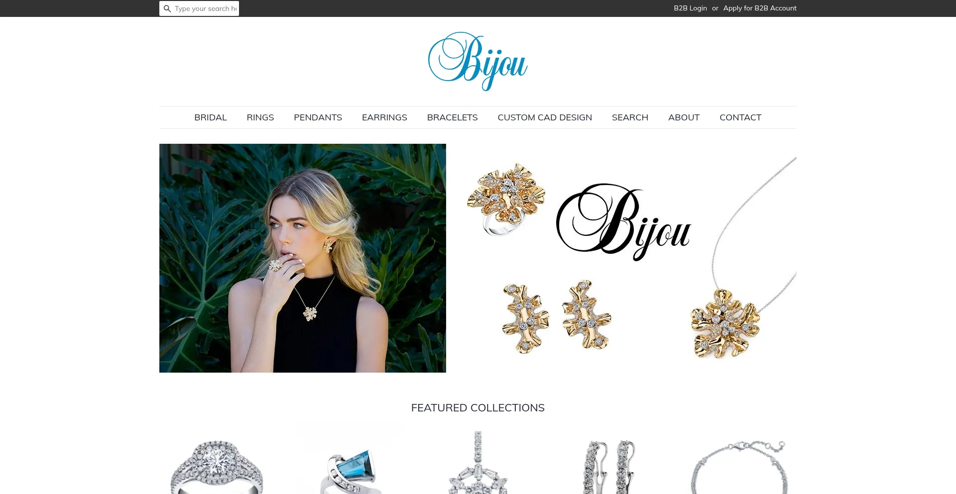 Website screenshot of Bijouinc.com