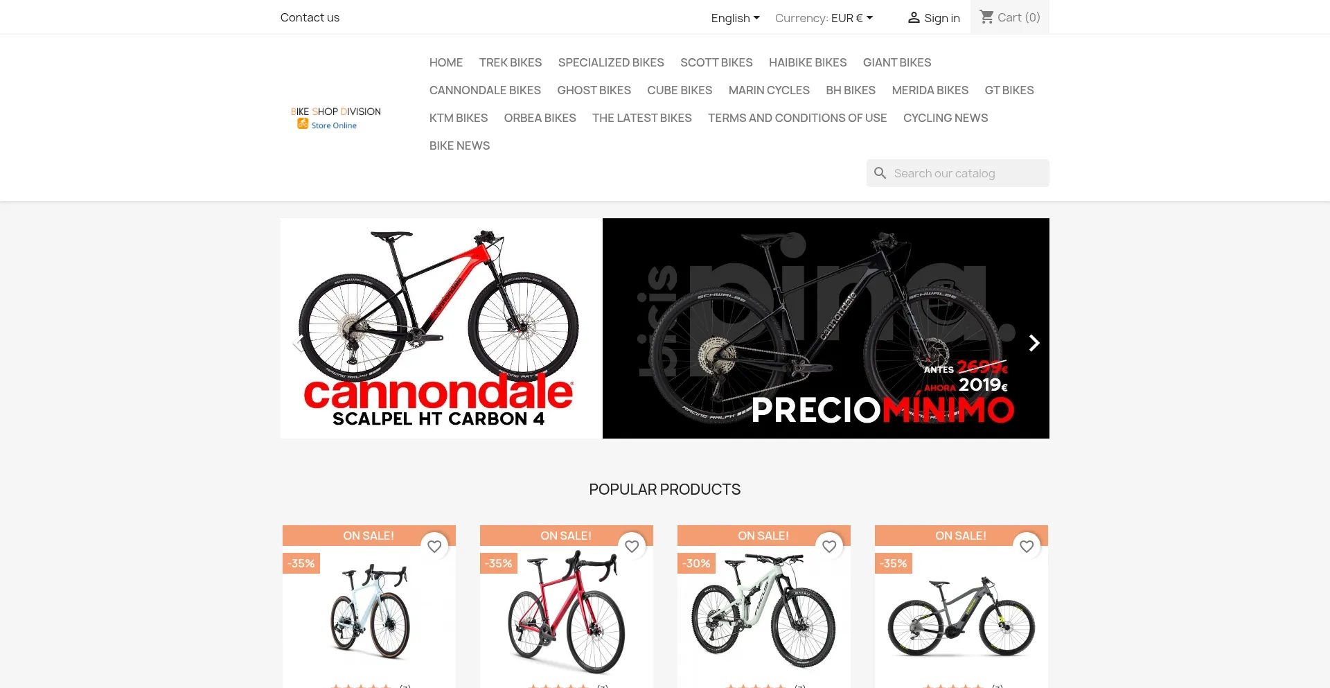 ¿És Seguro y Confiable Bikeshopdivision.com?
