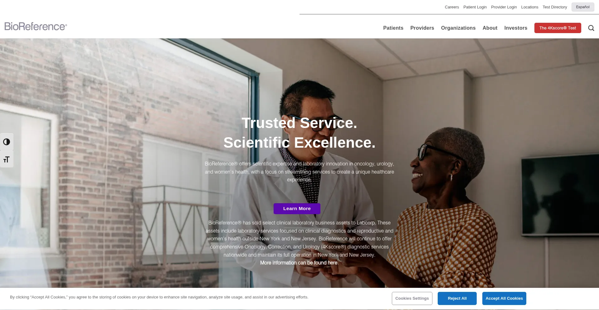¿És Seguro y Confiable Bioreference.com?